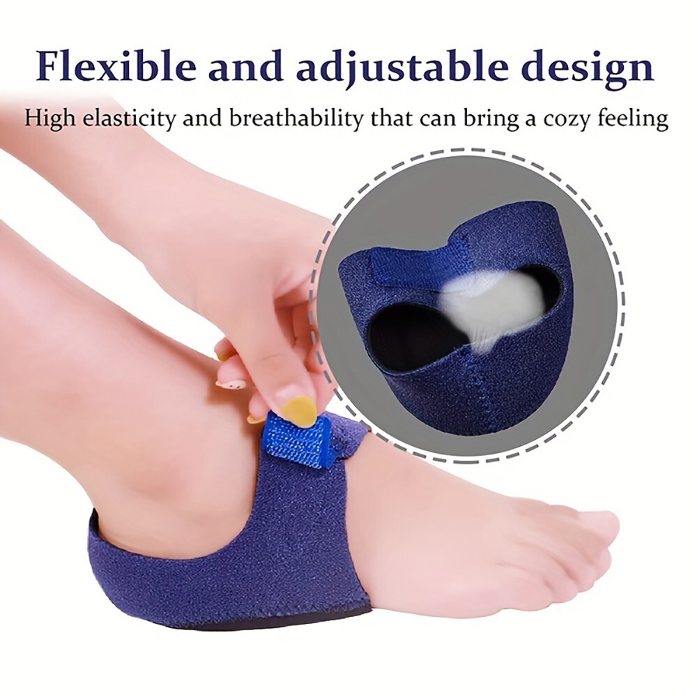 1Pair Heel Cup Plantar Fasciitis Heel Support Protector Pad Socks Cushion Sleeve
