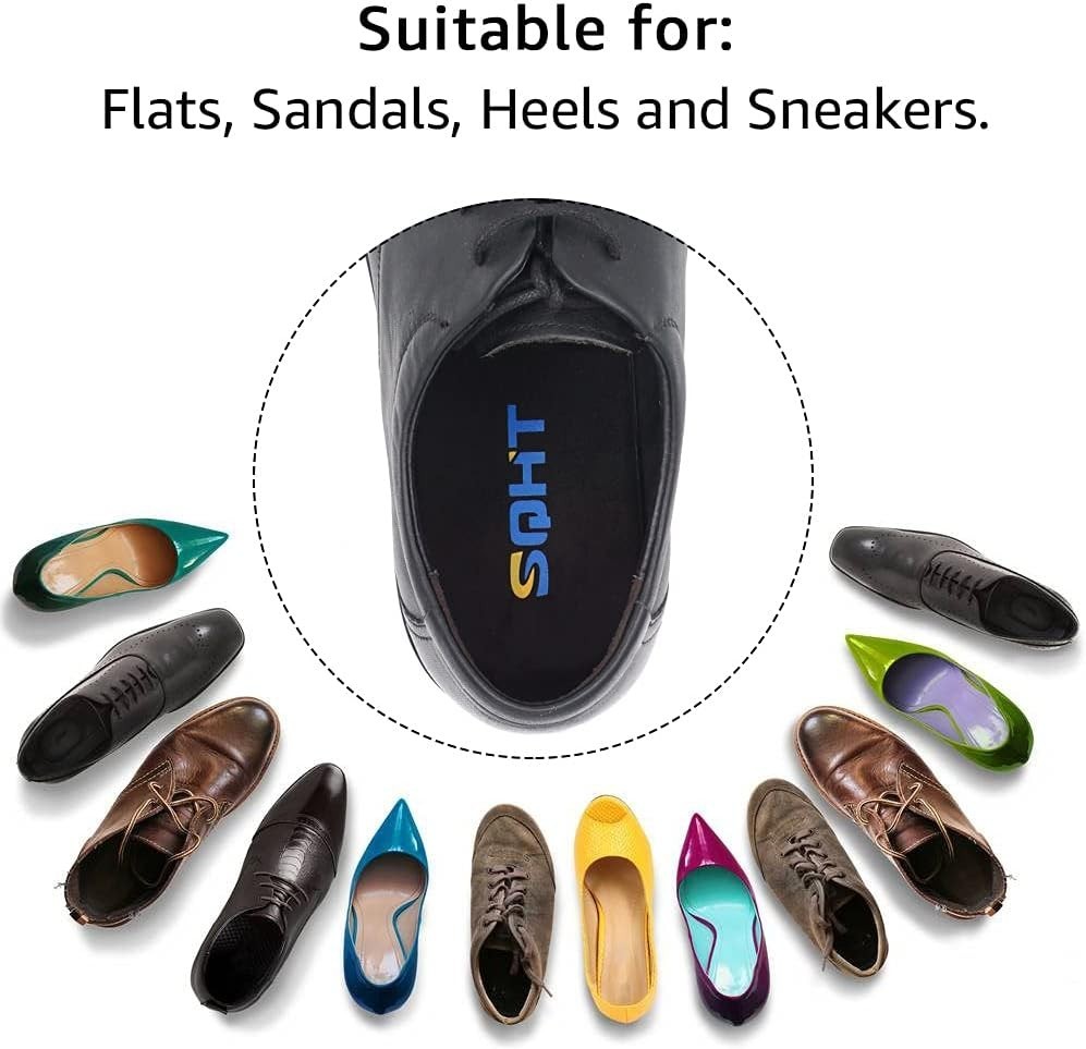 Height Increase Orthopedic Inserts – Adjustable, Washable Comfort for Any Shoe