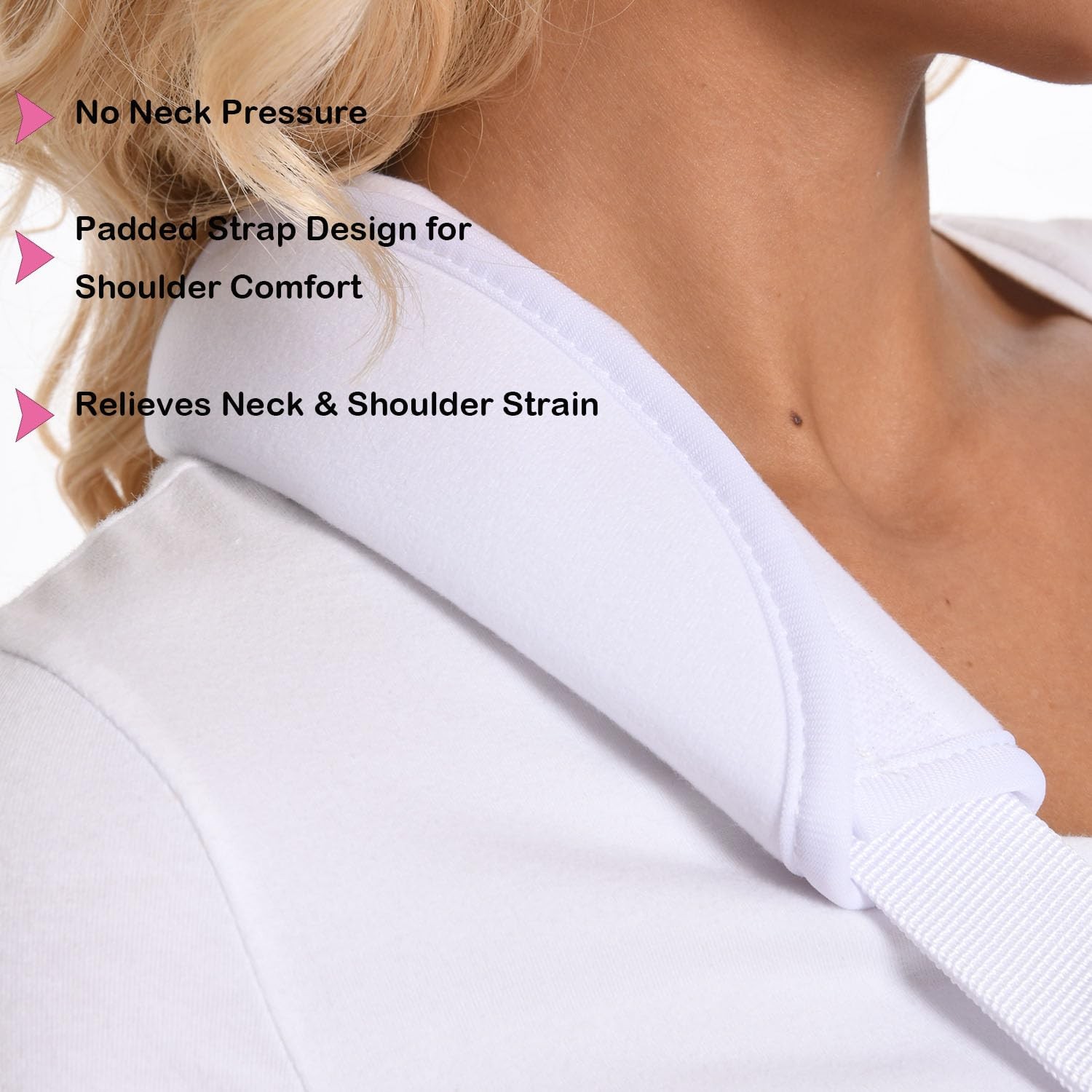 One Size Green Cherry Print Arm Sling Adjustable Breathable Broken Arm Brace