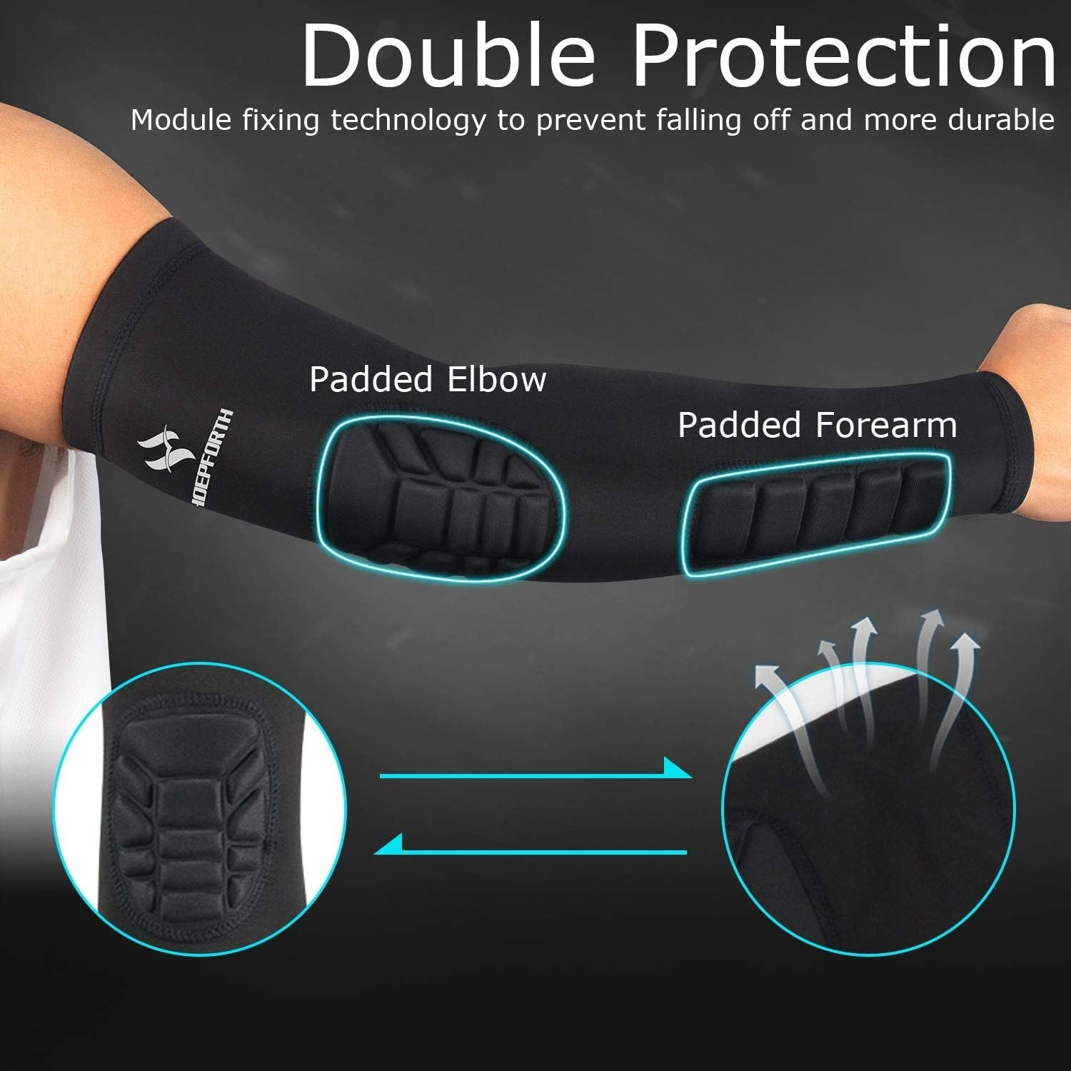 Lightweight Compression Arm Sleeves – Moisture-Wicking, UV Protection Included