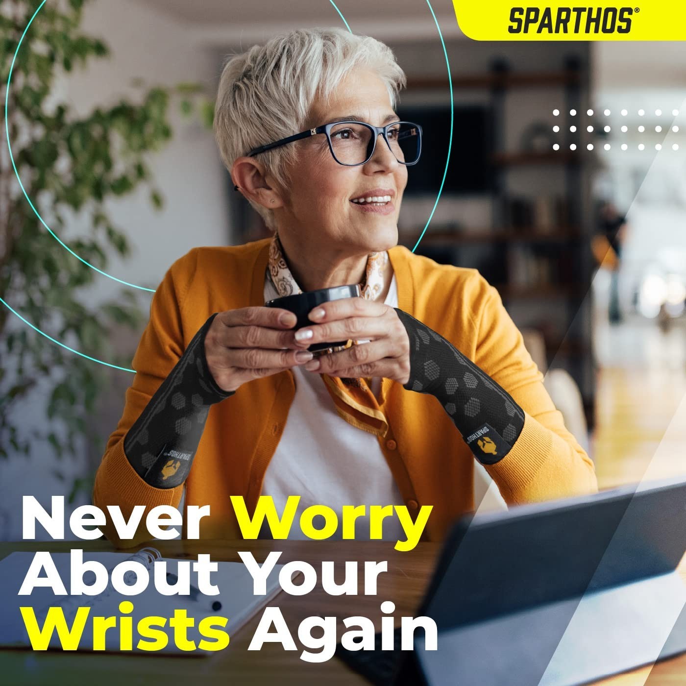 Wrist Support Sleeves Pair – Medical Compression for Carpal Tunnel and Wrist …