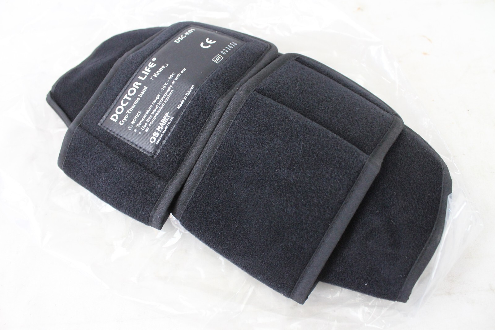 NEW Doctor Life DSC-K01 Cryo Thermal Ice Pack Heat Knee Band Brace Compression