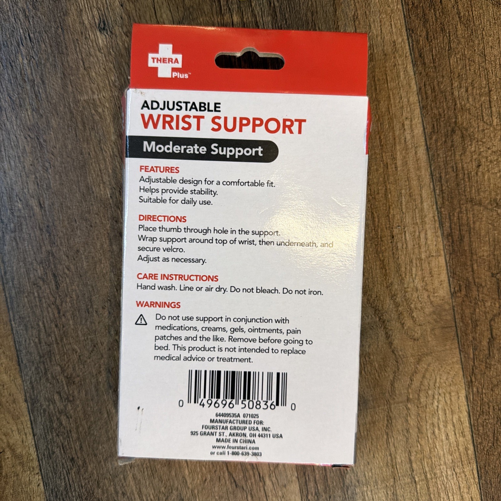 ADJUSTABLE WRIST SUPPORT WITH THUMB LOOP FREE USA S&H SERVICE