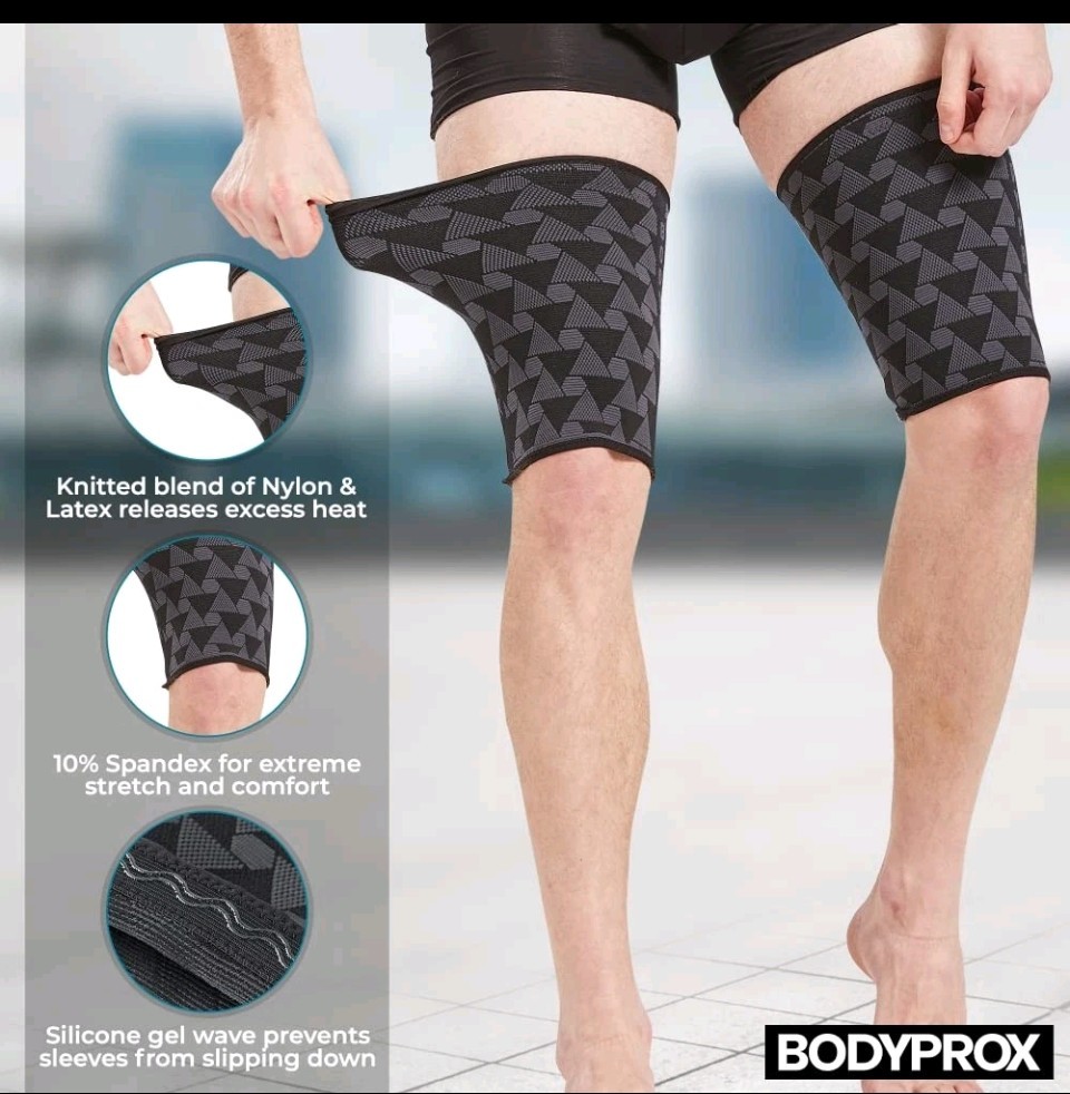 Bodyprox Thigh Compression Sleeve1 Pair Hamstring Compression Sleeve Unisex