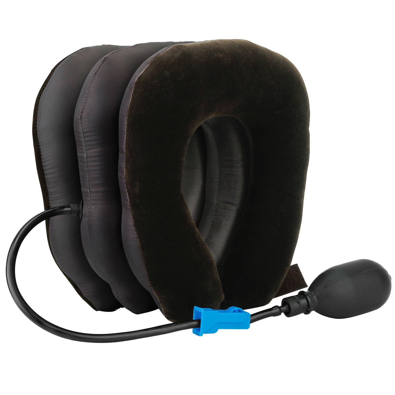 Air Inflatable Cervical Traction Neck Pillow–Headache Shoulder Pain Relief Brace