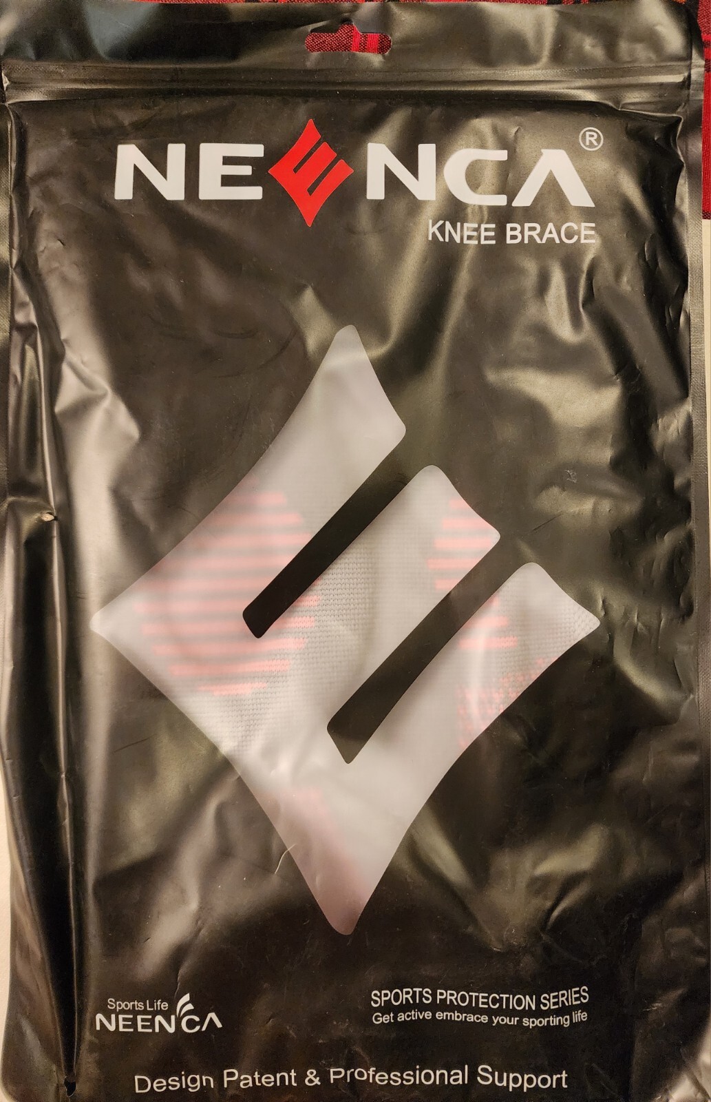 NEENCA Xxl Pink/gray Knee Brace Compression Support 1 Pc Plus Size