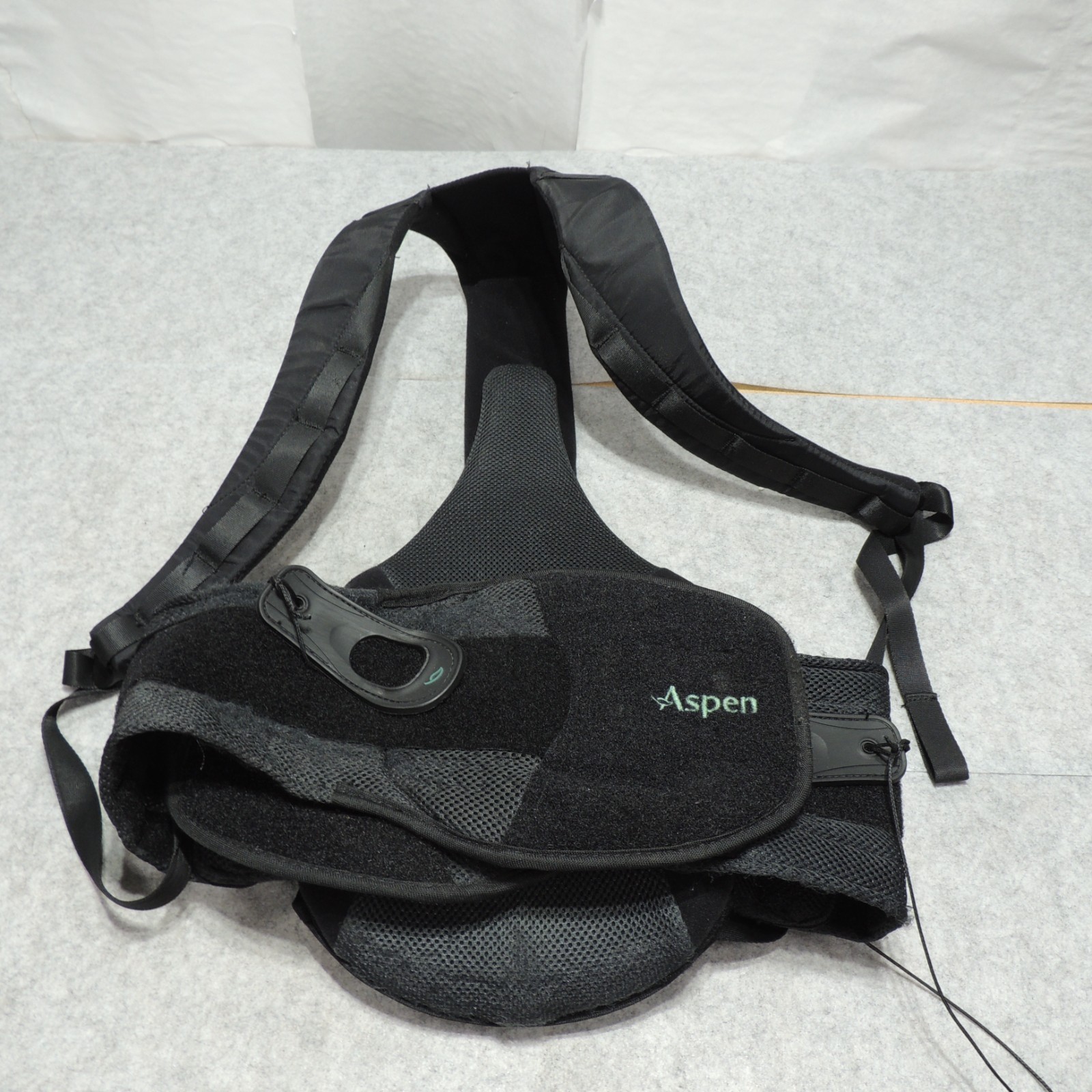Aspen Horizon TLSO Lumbar Support Back Brace One Size Adjustable Black