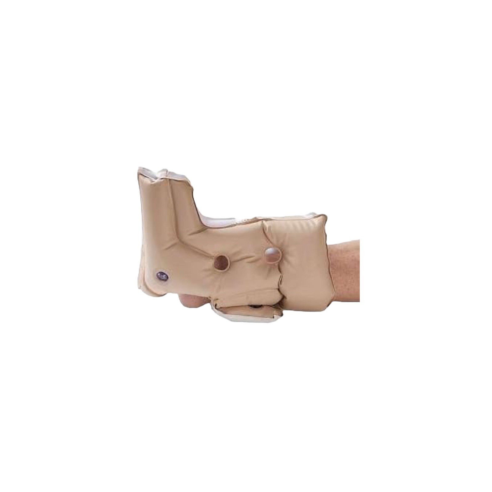 EHOB Foot Waffle Heel Elevator Lined – Short -One Size Fits Most – Beige