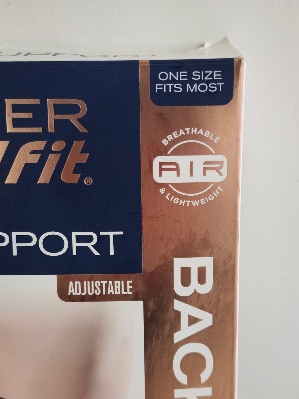 Copper Fit Elite Back Support AirFlow Back Brace Adjustable Double-Band 30-50″