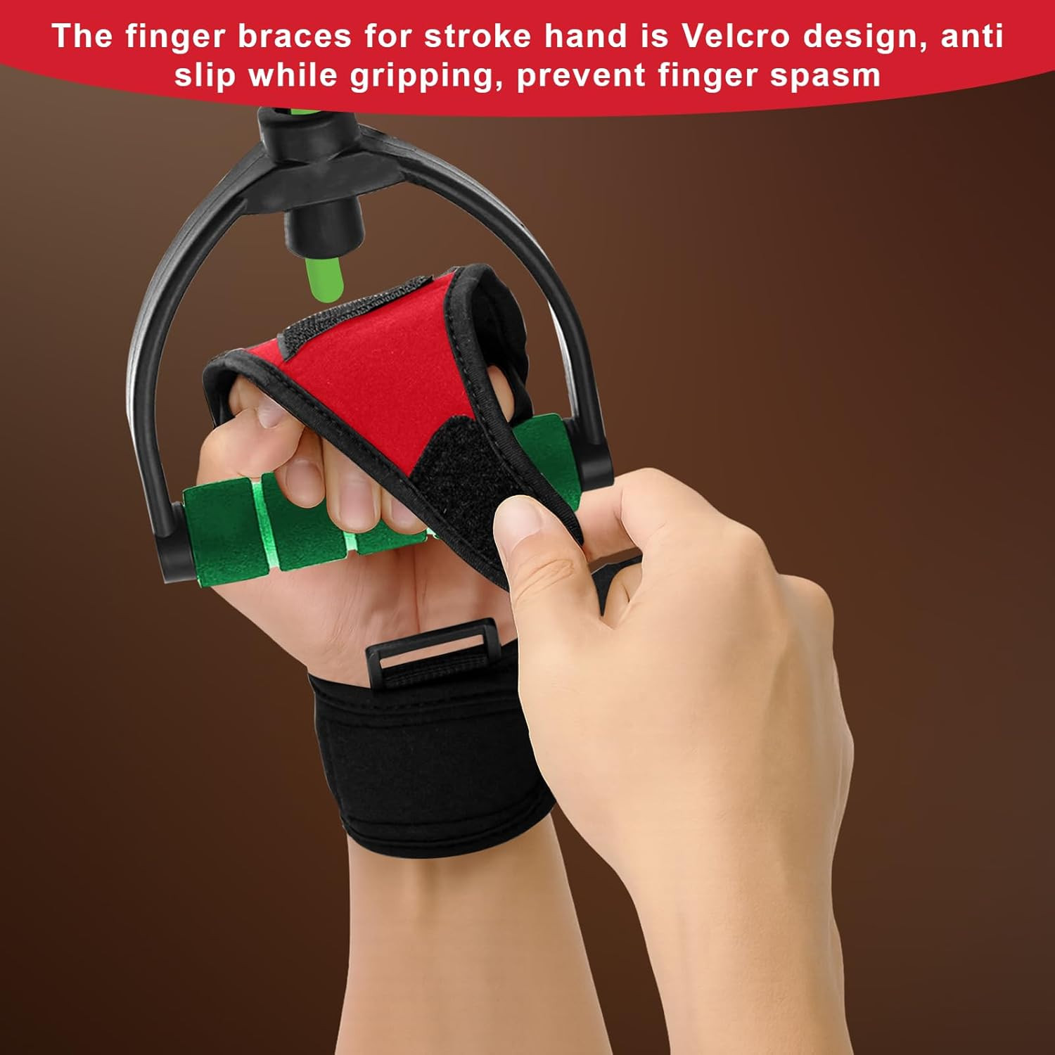 Stroke Finger Splint Brace Ability, Finger Rehabilitation Auxiliary Training Glo