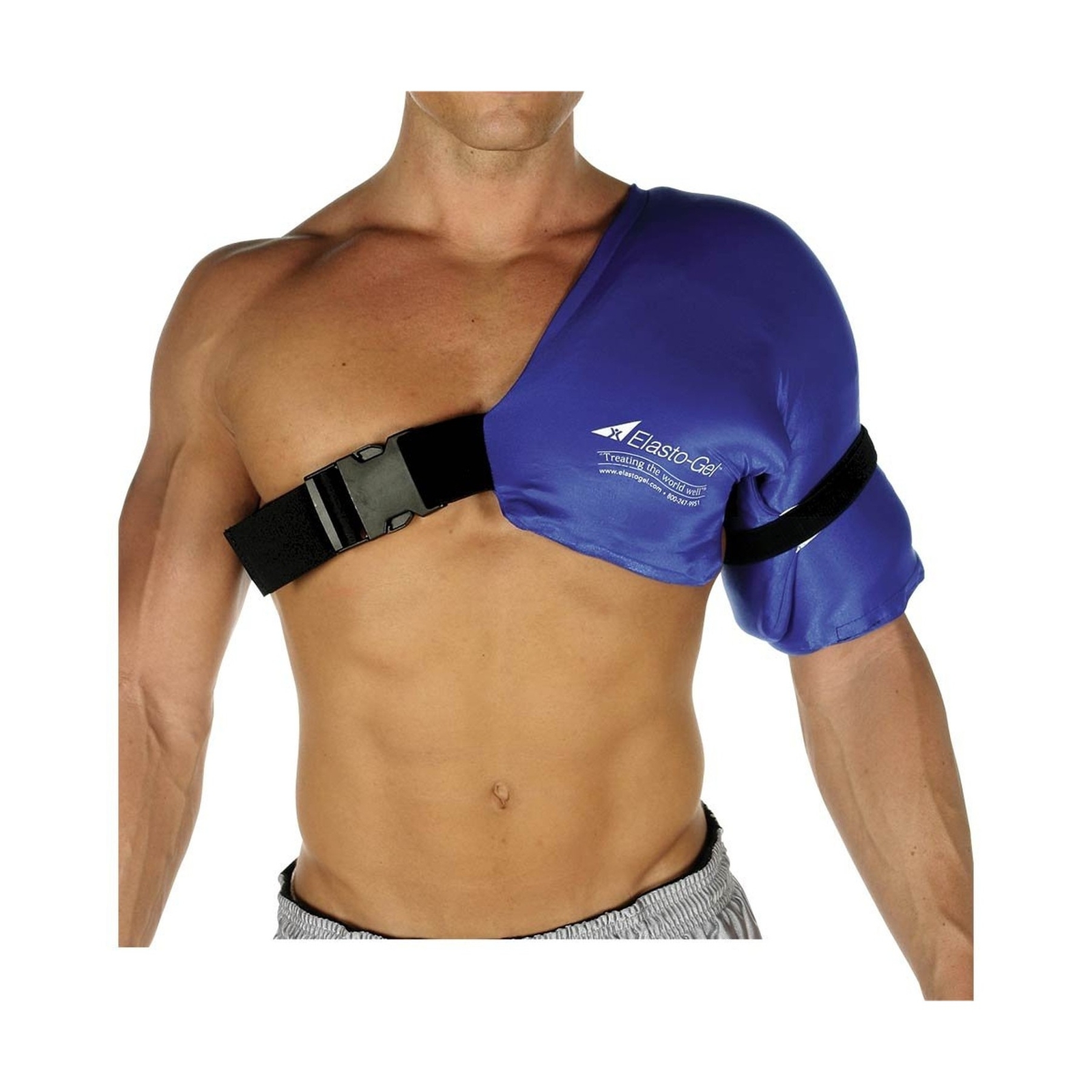 Elasto-Gel SWT111LXL Shoulder Sleeve L/XL 17″x24″ SW9005, Blue