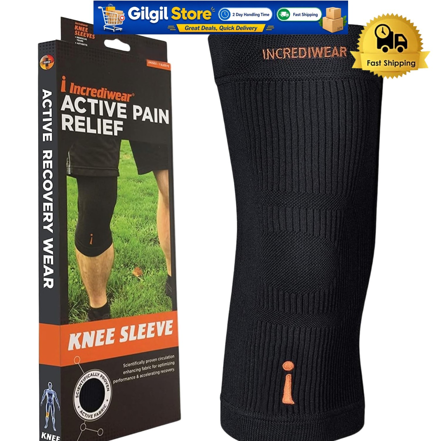 Therapeutic Knee Support Sleeve for Fast Recovery and Pain Relief – For All Legs