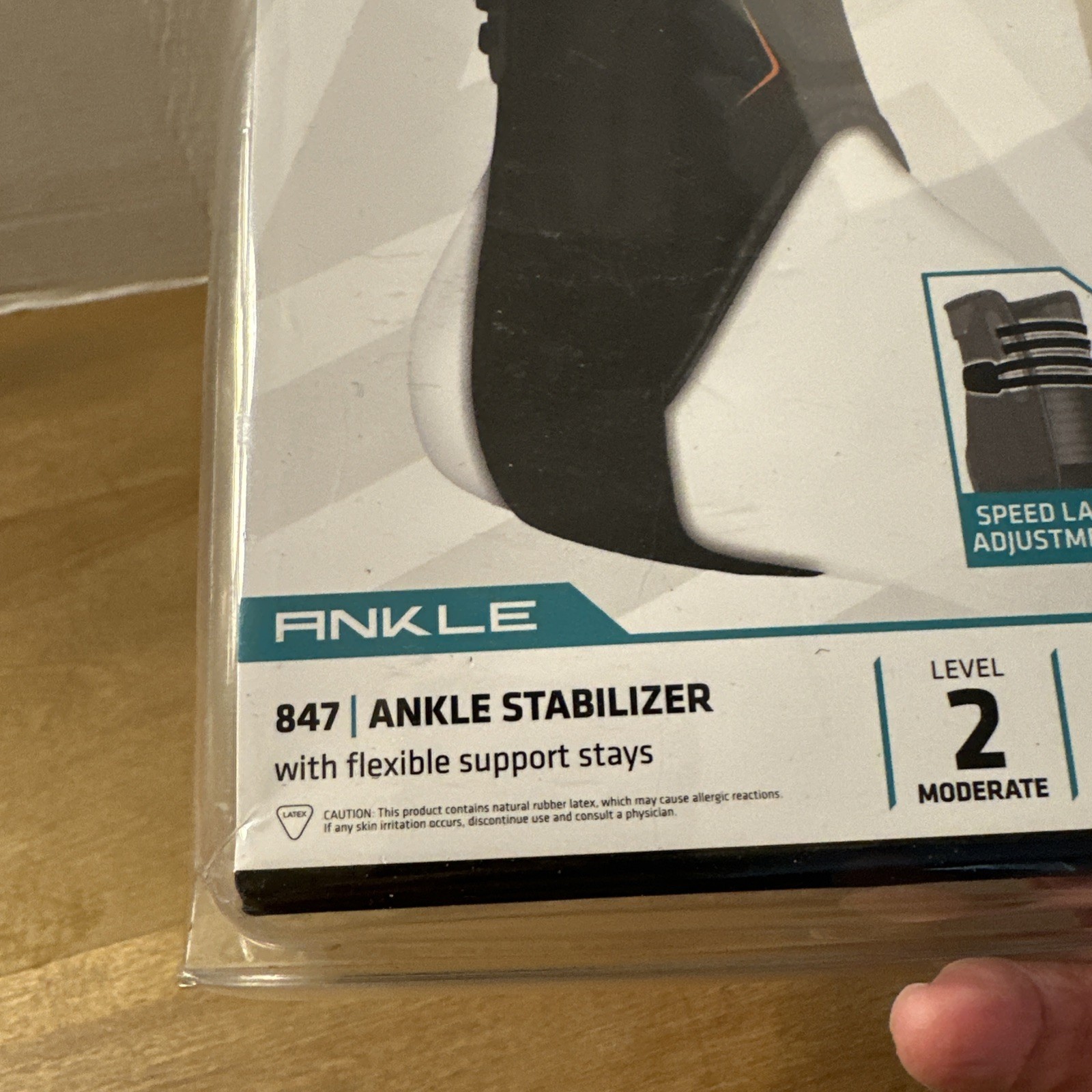 Shock Doctor Ankle Stabilizer w/ Flexible Support Stays Large