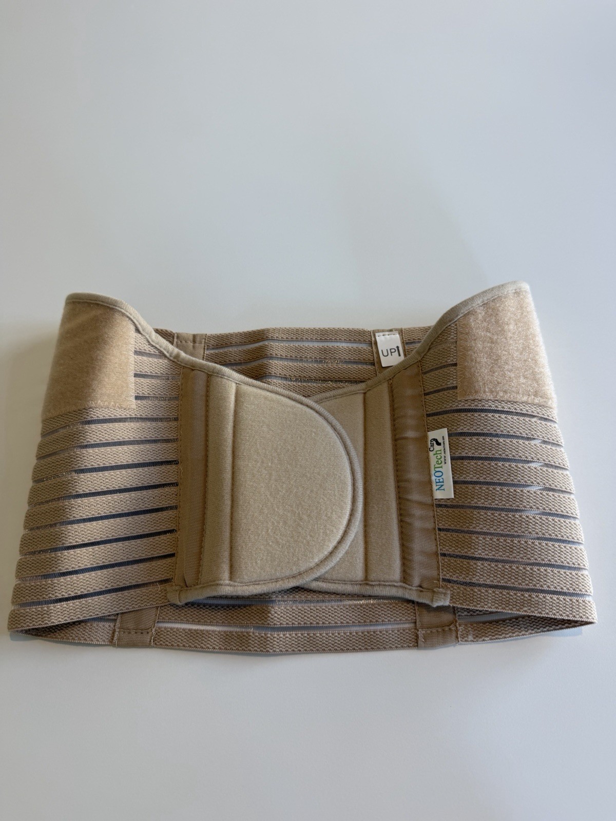 NEOTech Care Lumbar Support Belt Beige Back 8×13 in Orthopedic Pregnancy