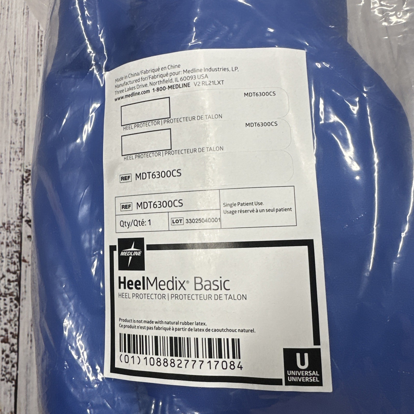 Medline HEELMEDIX Boot Adjustable Basic Heel Protector Advanced Standard Size