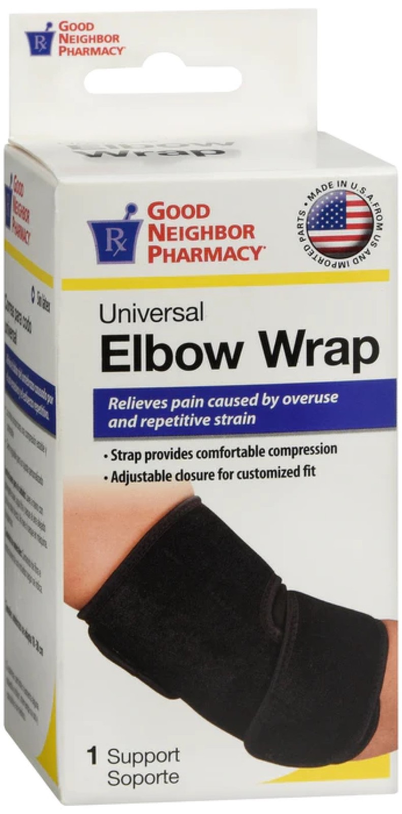 GNP Good Neighbor Pharmacy Universal Elbow Wrap One Size