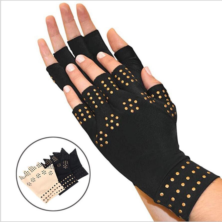 Magnetic Gloves Arthritis Therapy Support Pressure Pain Heal Joints Pain Pair