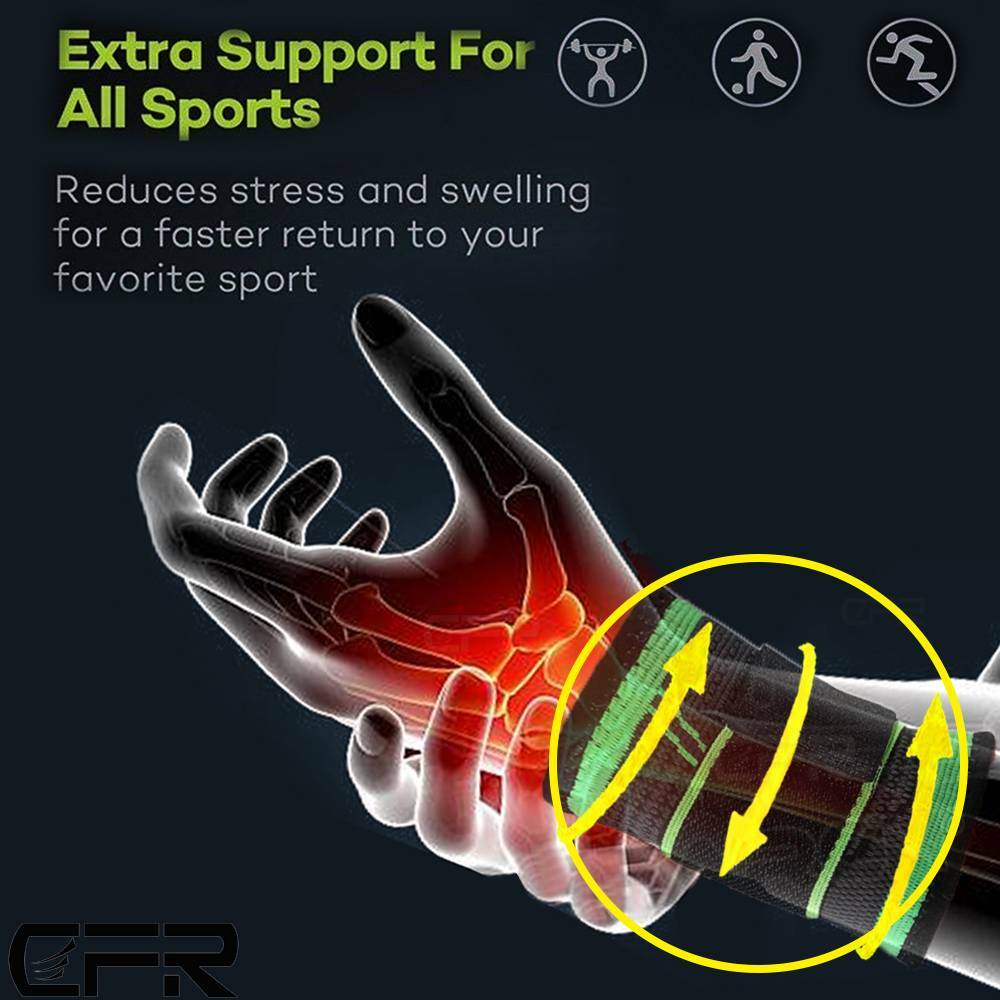 Wrist Brace Support Compression Arthritis Carpal Tunnel Gym Sports Hand Sprain @