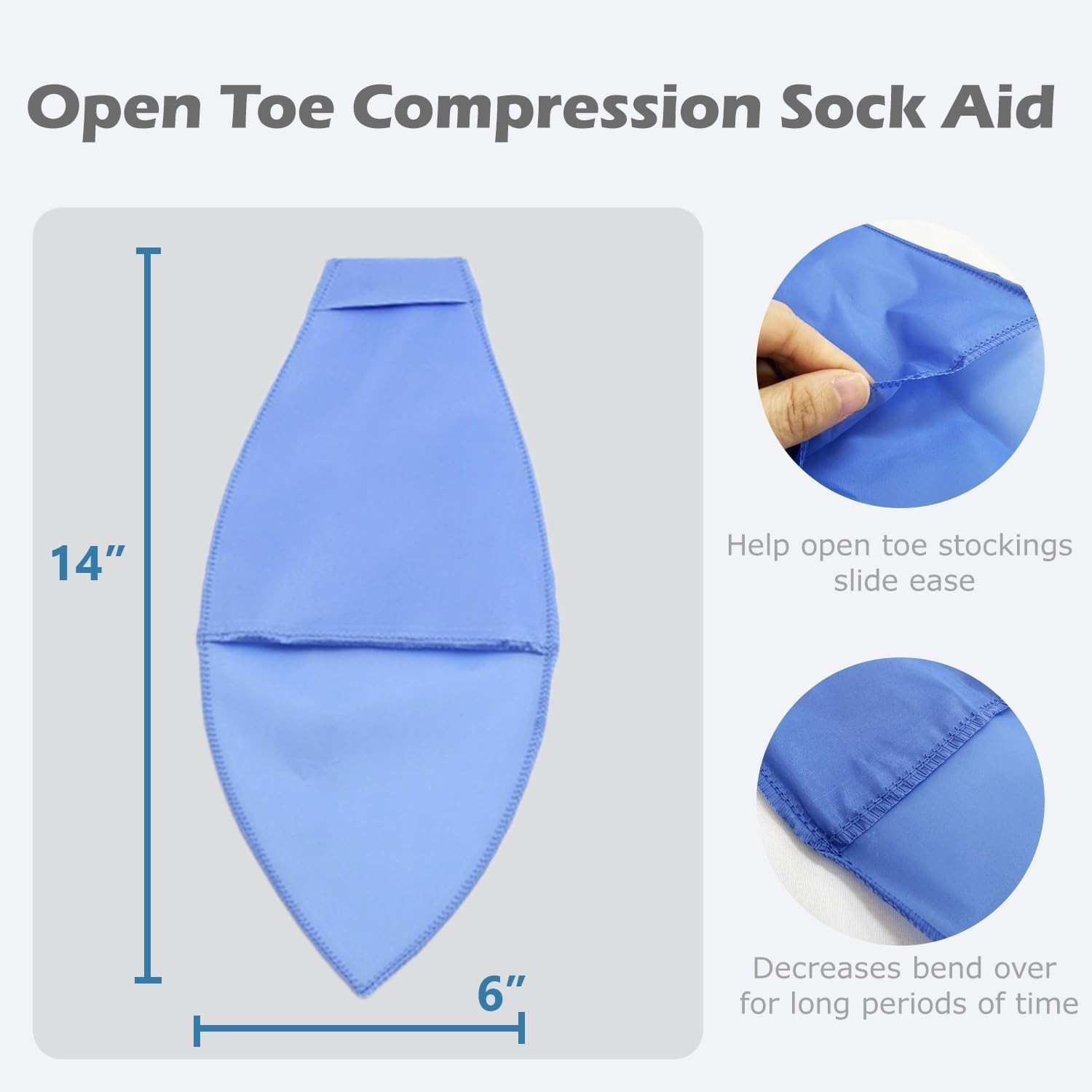 2-Pcs Open Toe Slip Sock Applicator – Elevate Comfort & Independence for Users