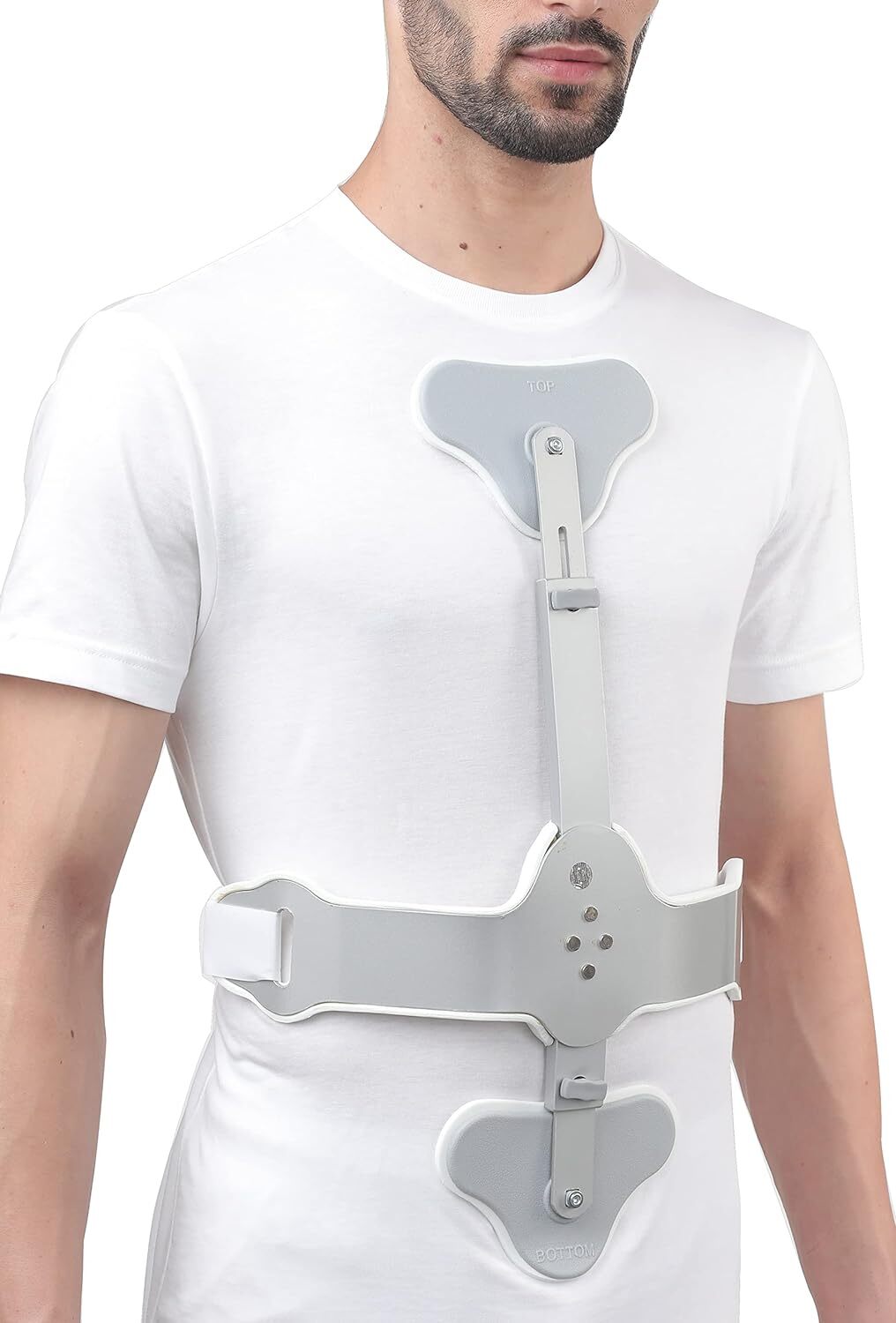 Ash Brace (Hyper Extension Brace), Silver, 1 Set