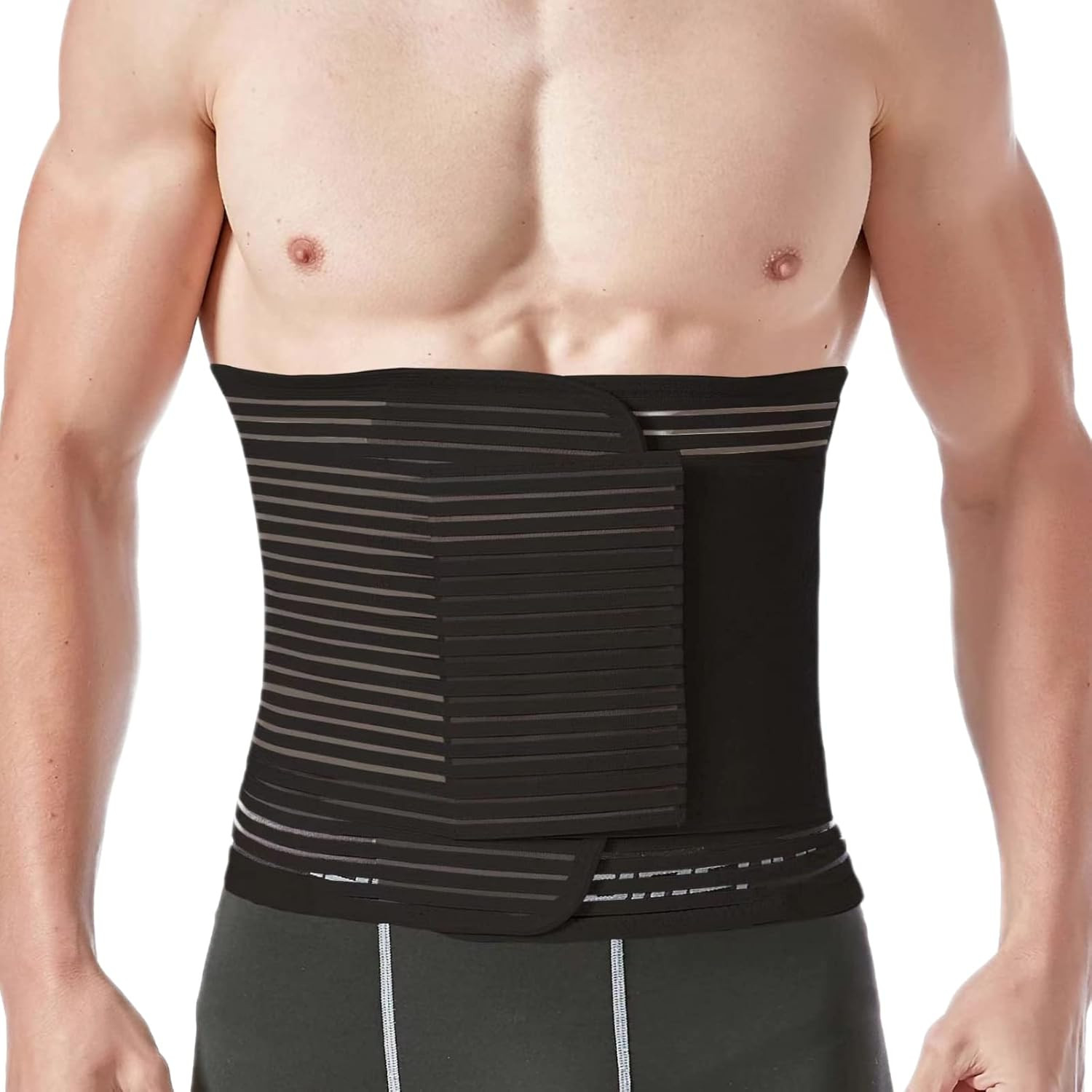 Reian Abdominal Binder for Post Surgery & Postpartum Recovery, Abdomen Hernia