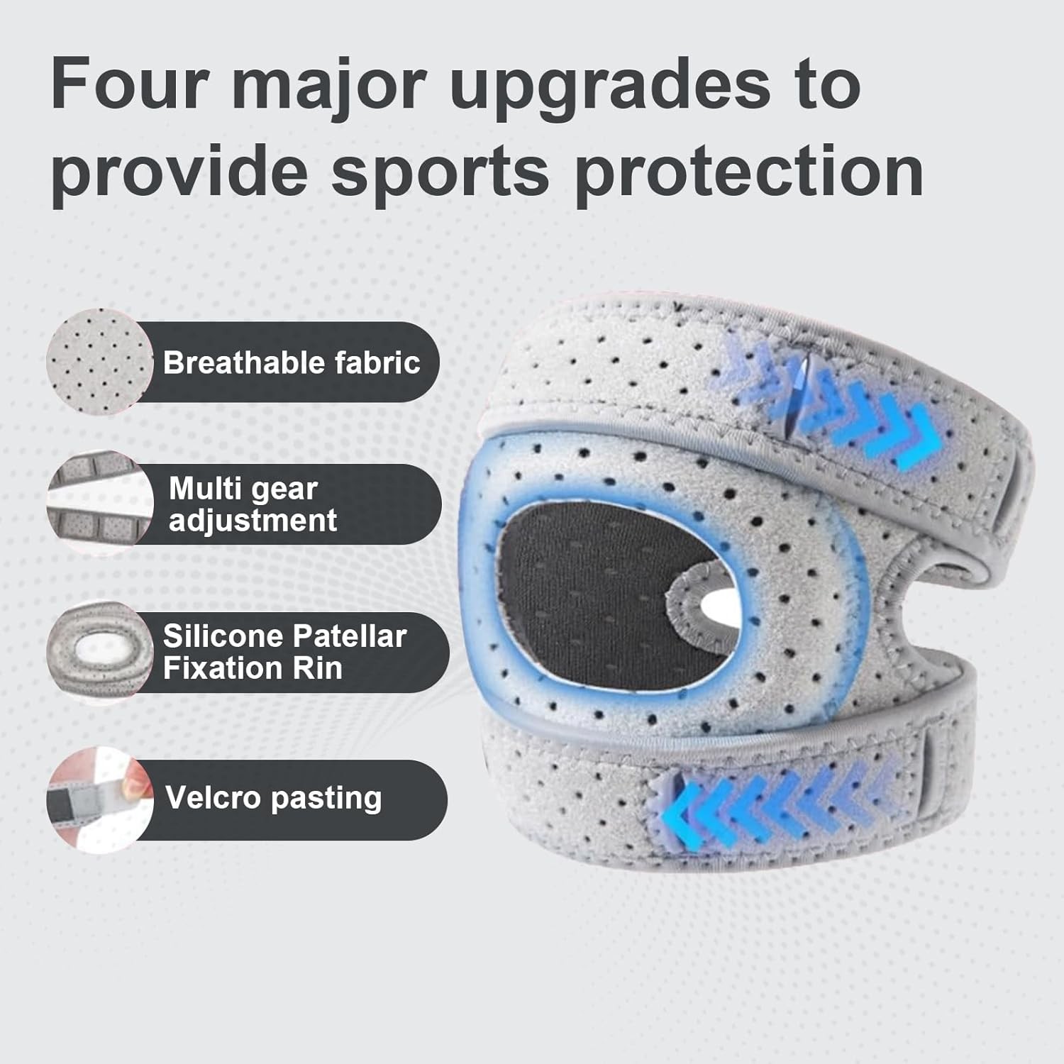 Knee Brace Support Neoprene Patella Stabilizing Compression Straps Adjustable US