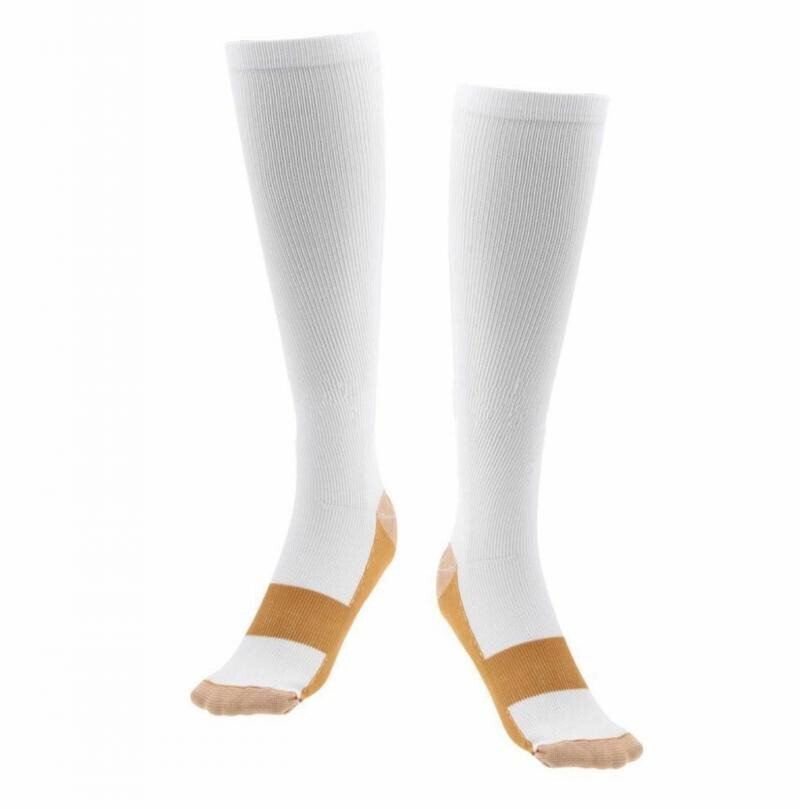 6 Pack Compression Socks (20-30mmHg) Moisture Wicking Cotton Support Stocking US