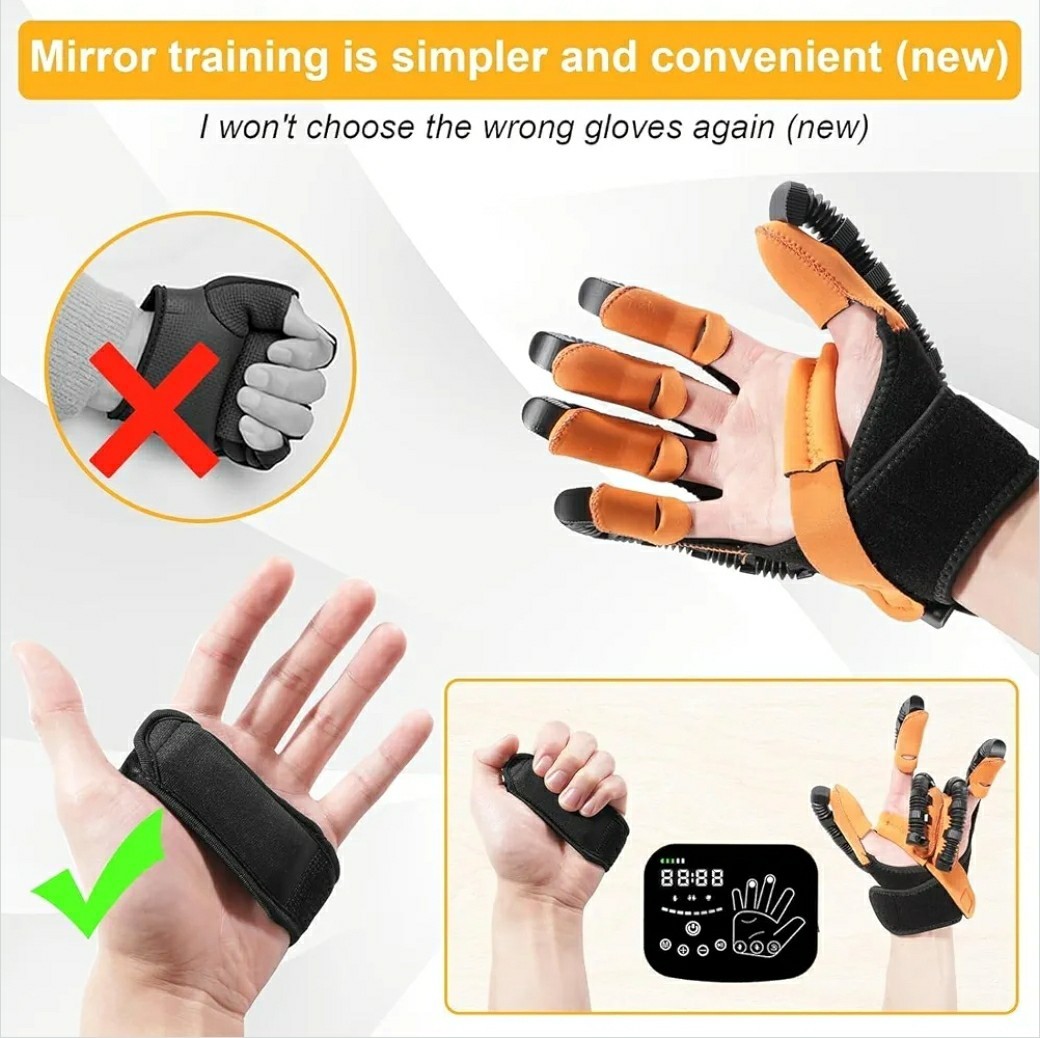 LEFT LARGE Rehabilitation Robot Glove Stroke Recovery Hand Dysfunction Training