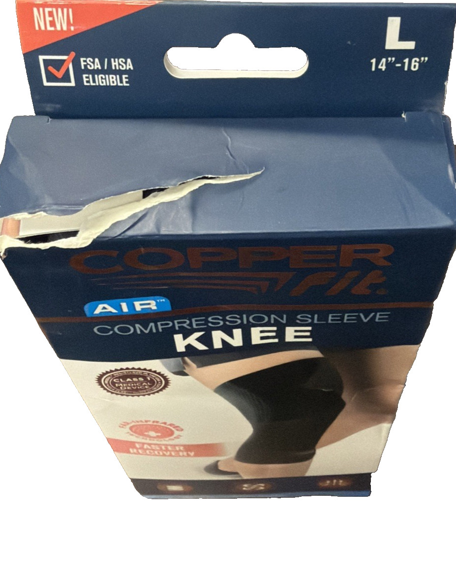 Copper Fit Air Compression Sleeve Knee Large Size With Far Infrared Technology