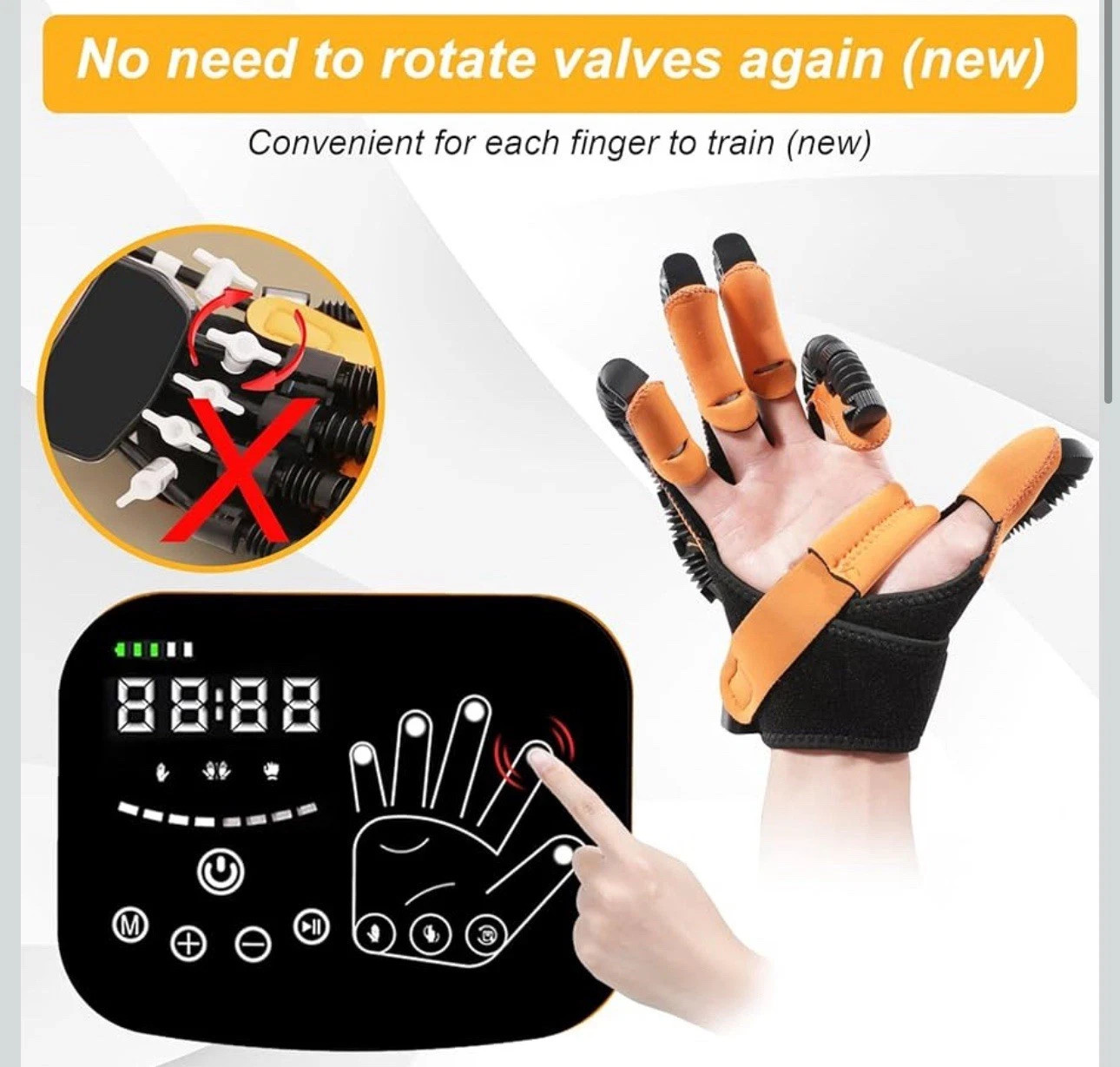 Upgraded Rehabilitation Robotic Gloves for Hempiplegia Stroke Paralysis Arthriti