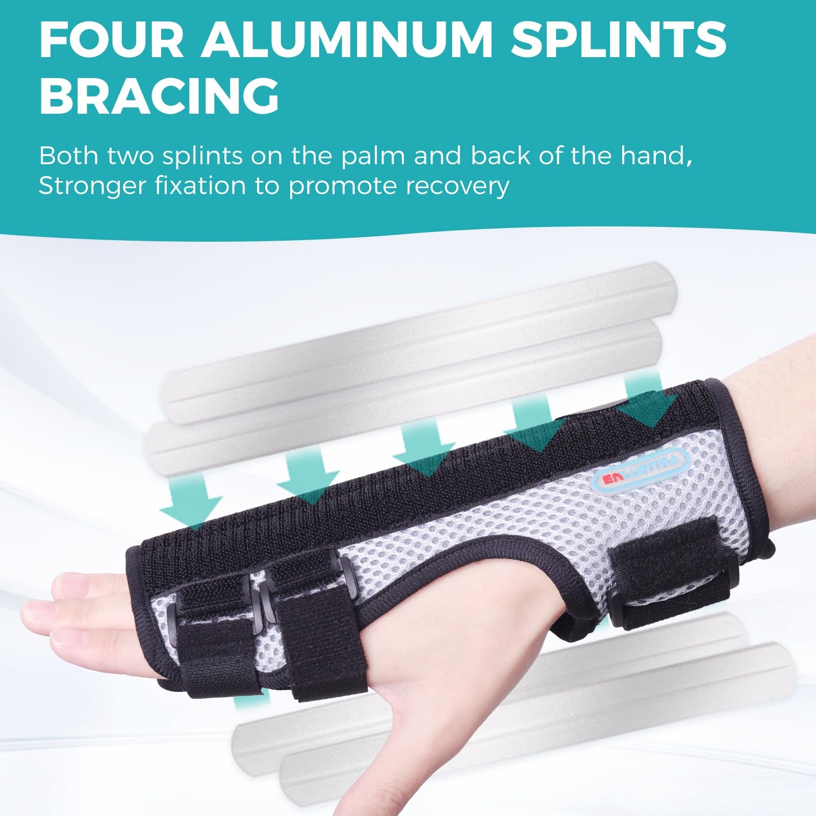 Trigger Finger Splint,Hand Brace with Finger Support,Right or Left Adjustable…
