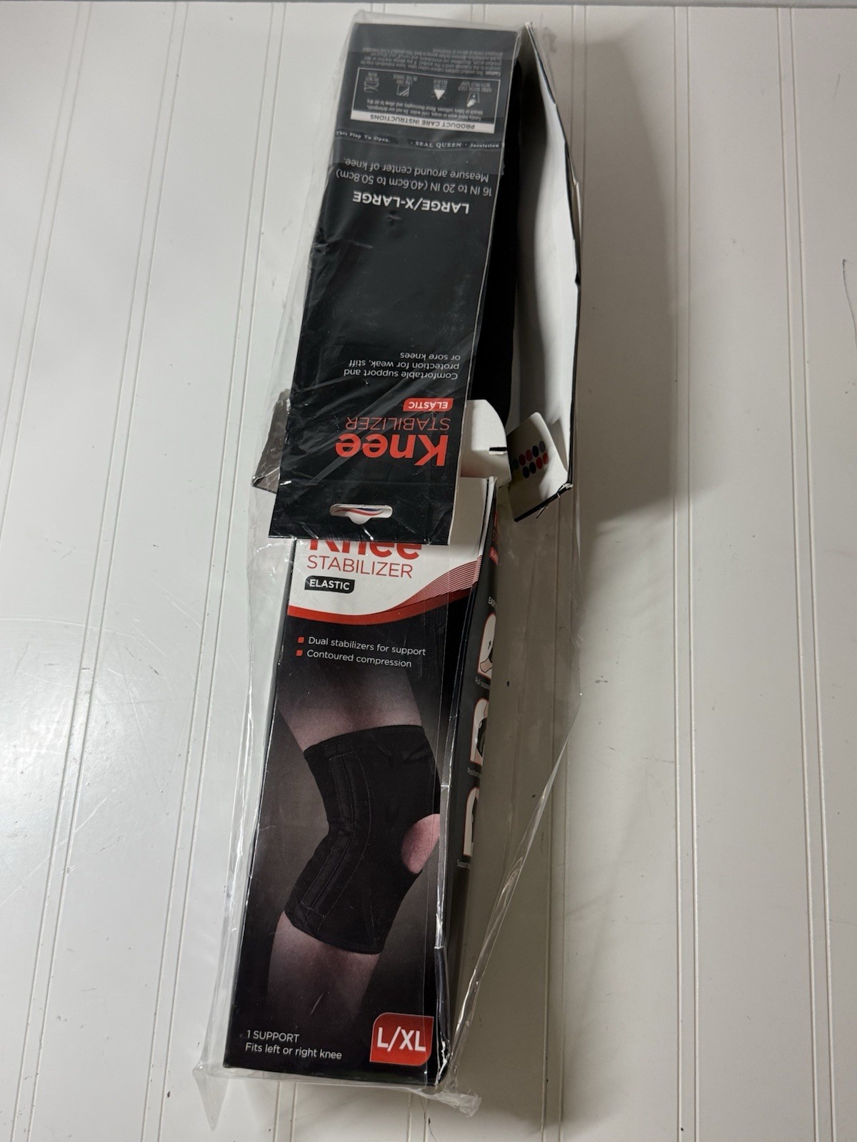 LOT OF 2 Equate Elastic Knee Stabilizer Size L / XL OPEN DAMAGE BOX*