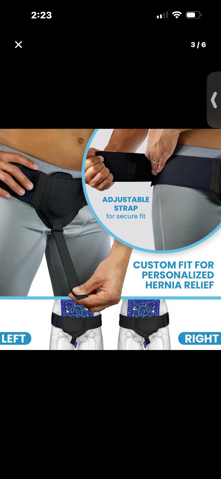 Everyday Medical Inguinal Hernia Belt for Men & Women – Post Surgery Groin. L/XL