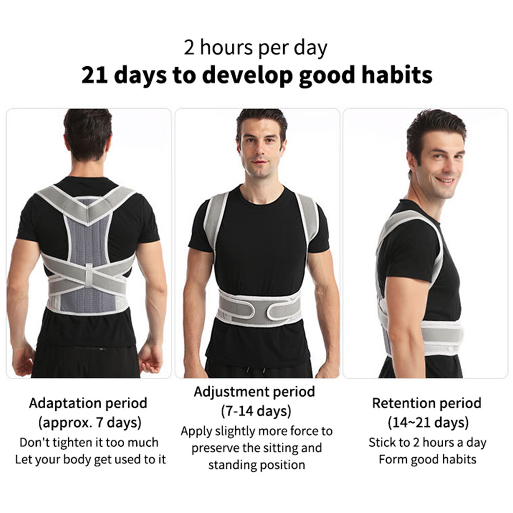 Invisible keel support back posture correction belt indoor and outdoor sports