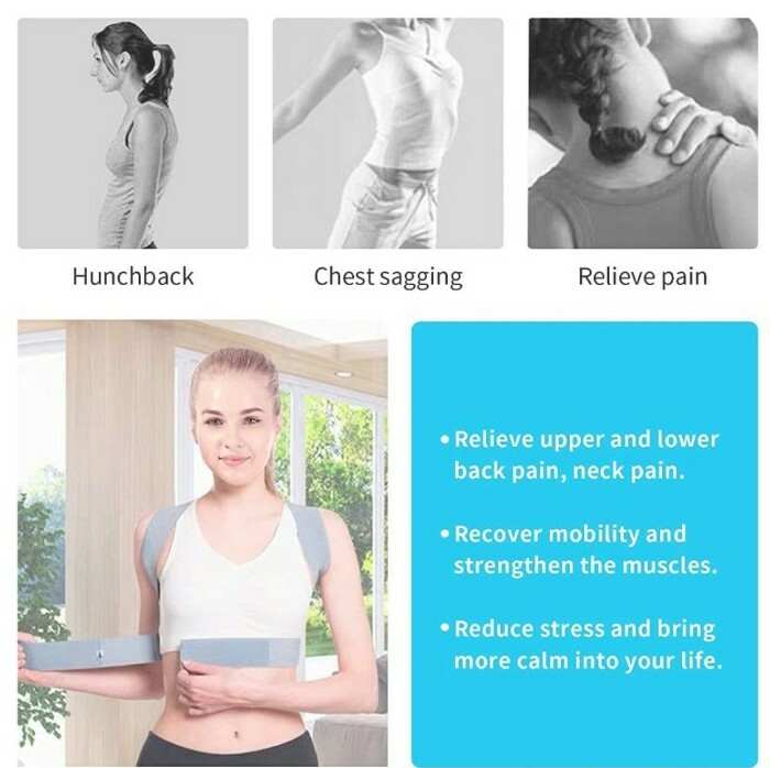 Posture Corrector For Men And Women Adjustable Upper Back Brace For Clavi
