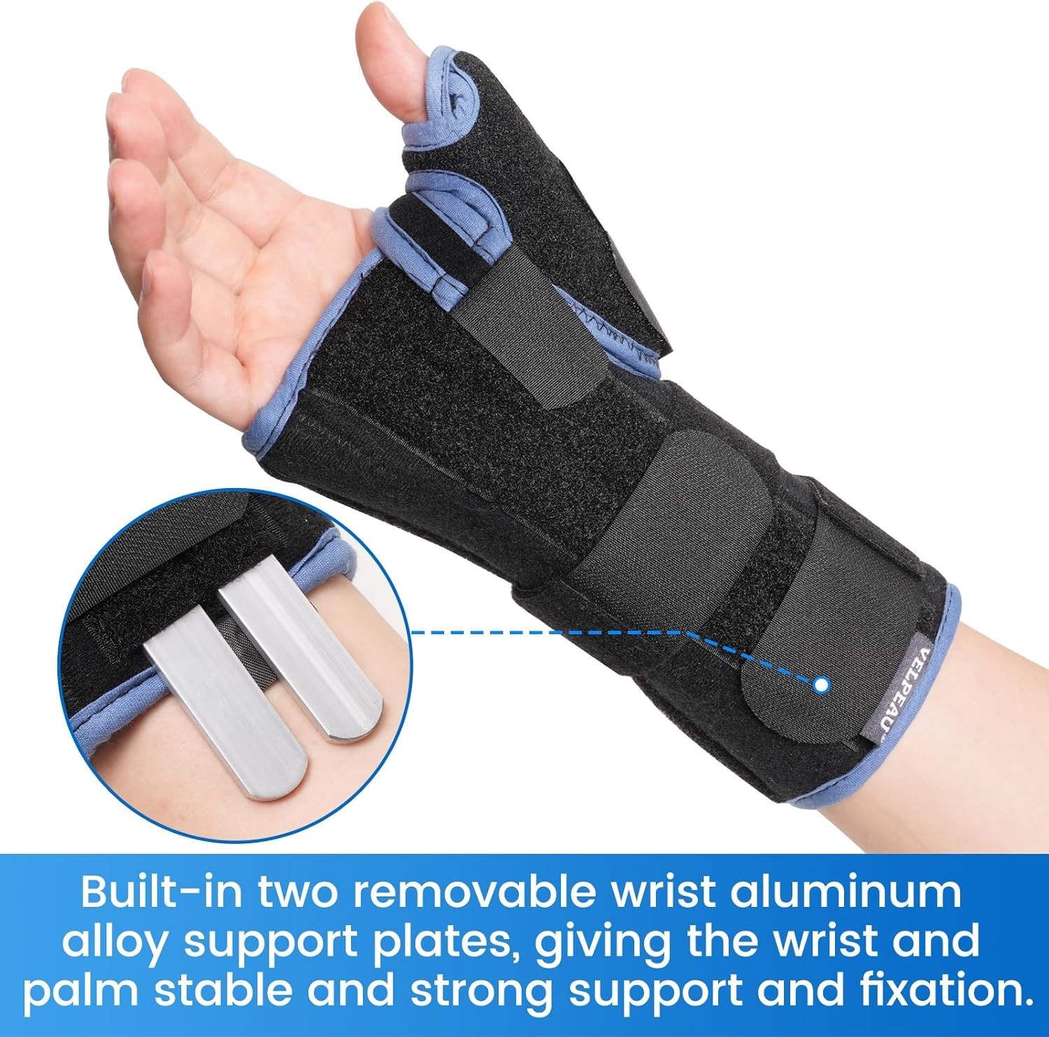 Carpal Tunnel Wrist Brace with Thumb Stabilizer Night Support, Completely Sta…