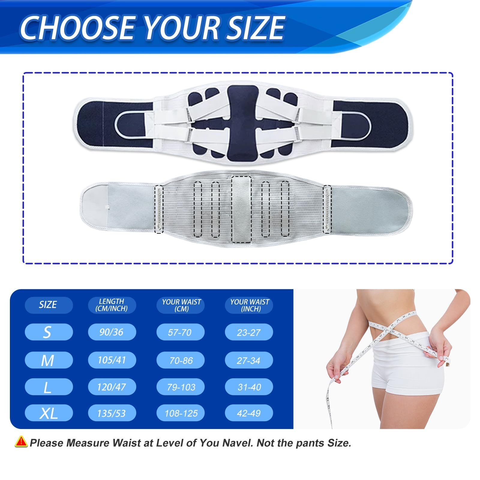 Avaneeny Back Brace Lower Back Pain Relief From Herniated Disc, Sciatica