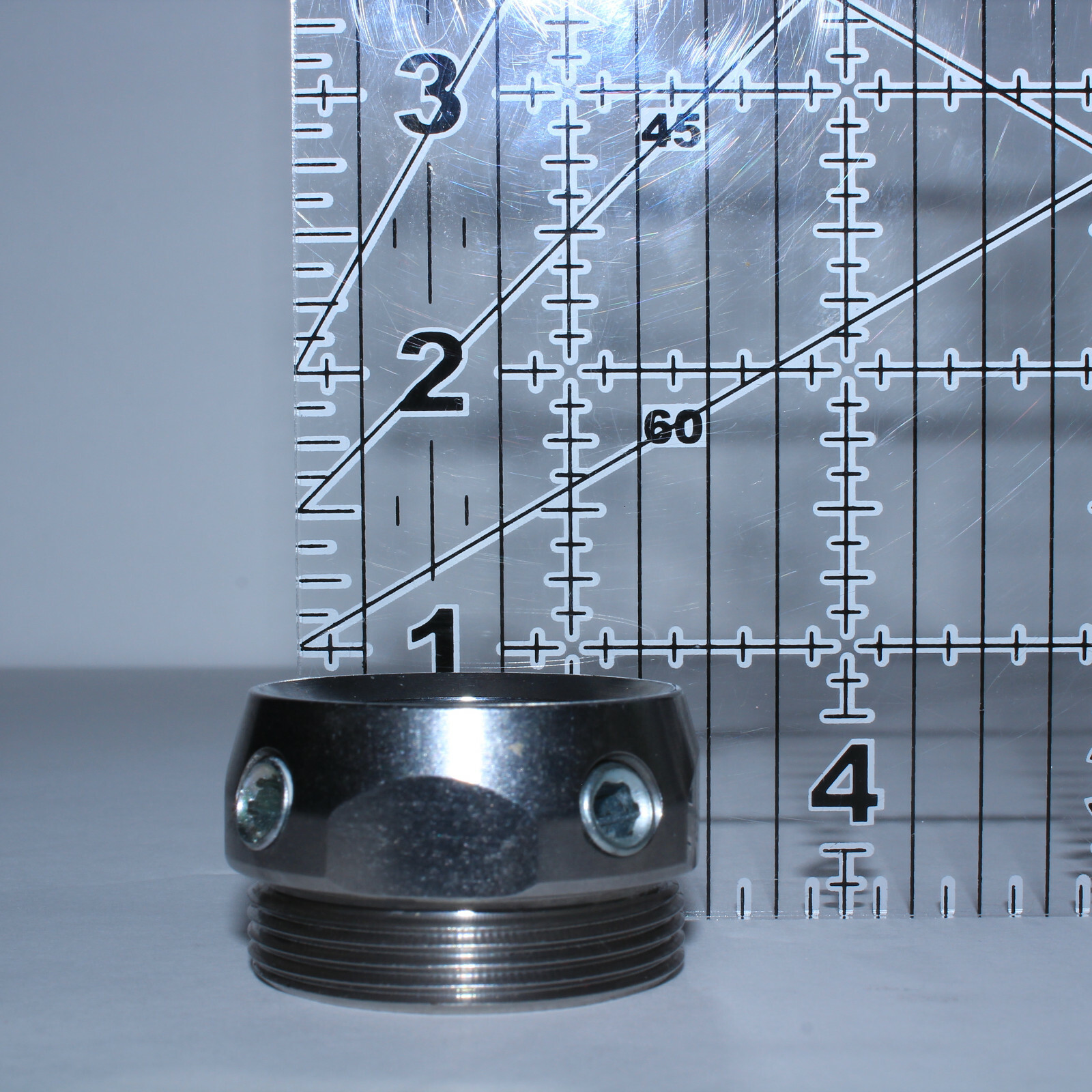 ÖSSUR SOCKET ADAPTER THREADED TOP ADAPTER INSERT FOR PRONG A-144300 STAINLESS