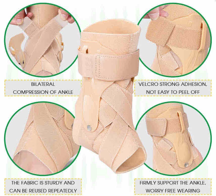 Ankle Support Brace with X-shaped Cross-fixing Compression Sleeve Ankle size Sm.