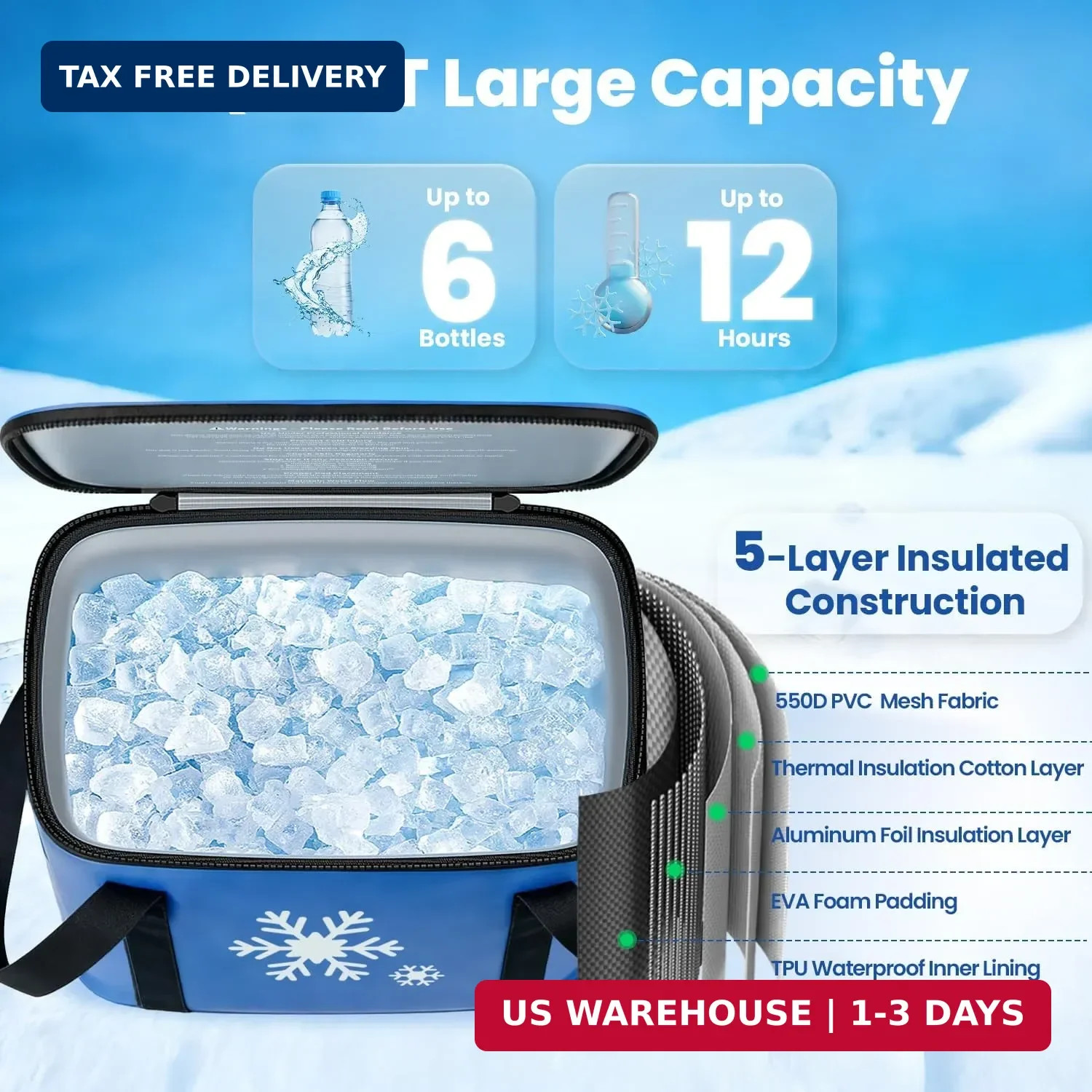 Ice Machine for Knee After Surgery with Inflatable Leg Elevation Pillow, Portabl