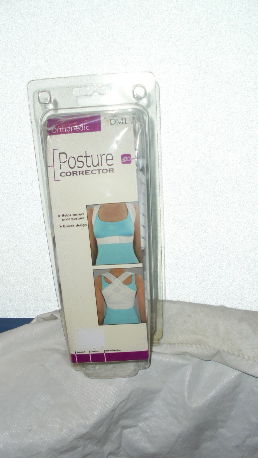 D M I ORTHOPEDIC POSTURE CORRECTOR SZ MED /LG . . NEW WITH TAGS & IN PACKAGE