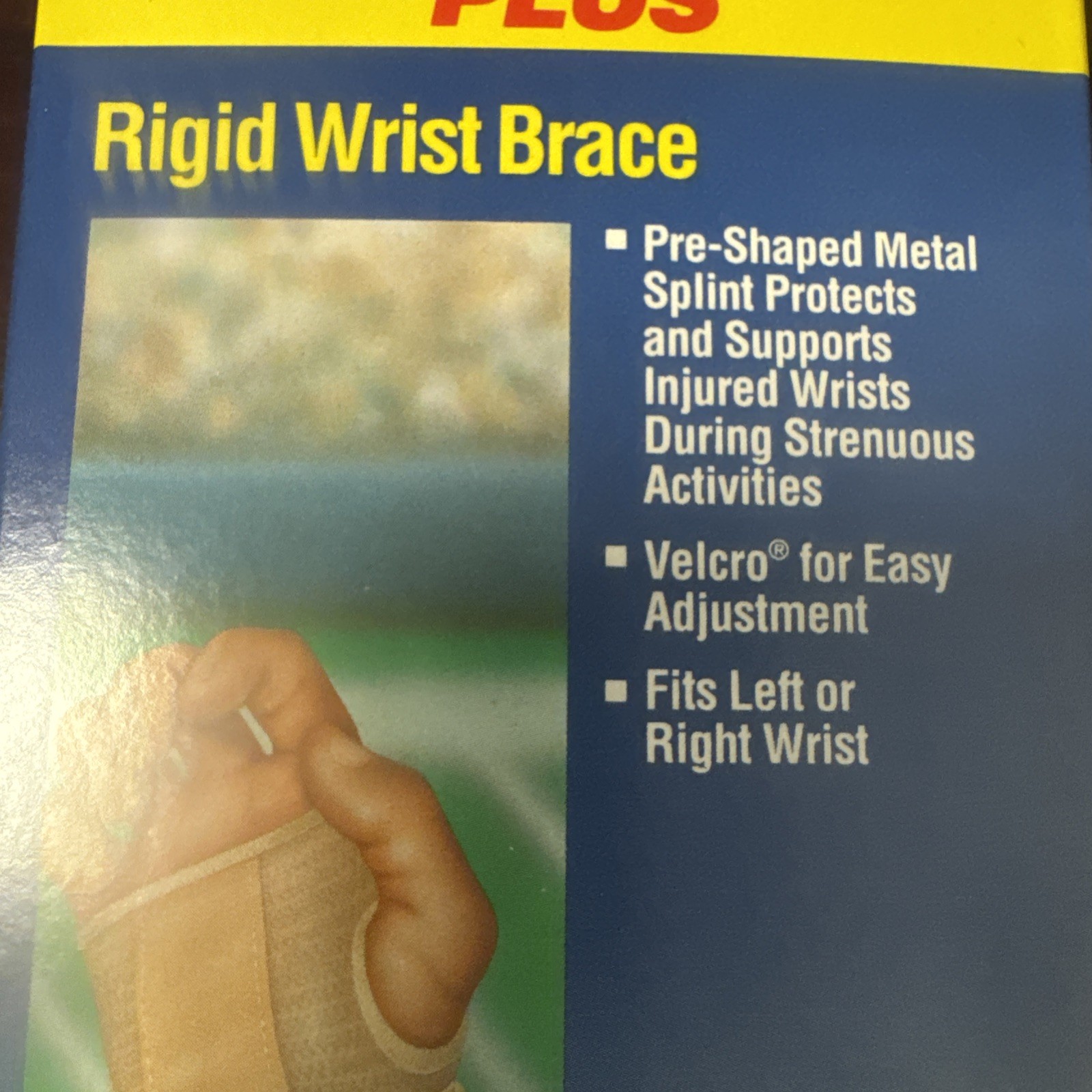 ACE 207322 Wrist Brace – Large fits wrist 7½” to 8½” – Rigid Splint – New