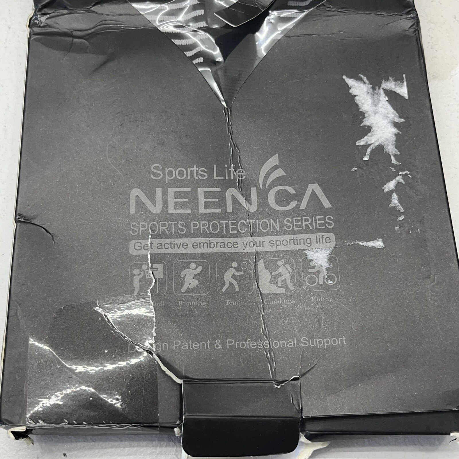 Neenca Black Professional Knee Brace For Pain Relief Unisex Adult Size Large