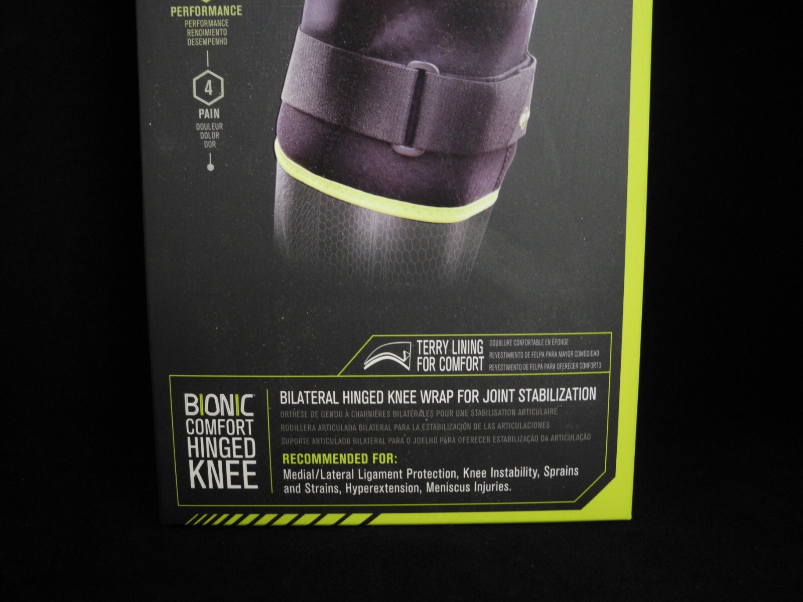 Donjoy Performance Bionic Comfort Hinged Knee Brace Size S/M