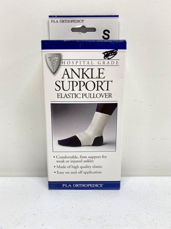 Small FLA Orthopedics ANKLE SUPPORT Elastic Pullover Small Hospital Grade NEW…