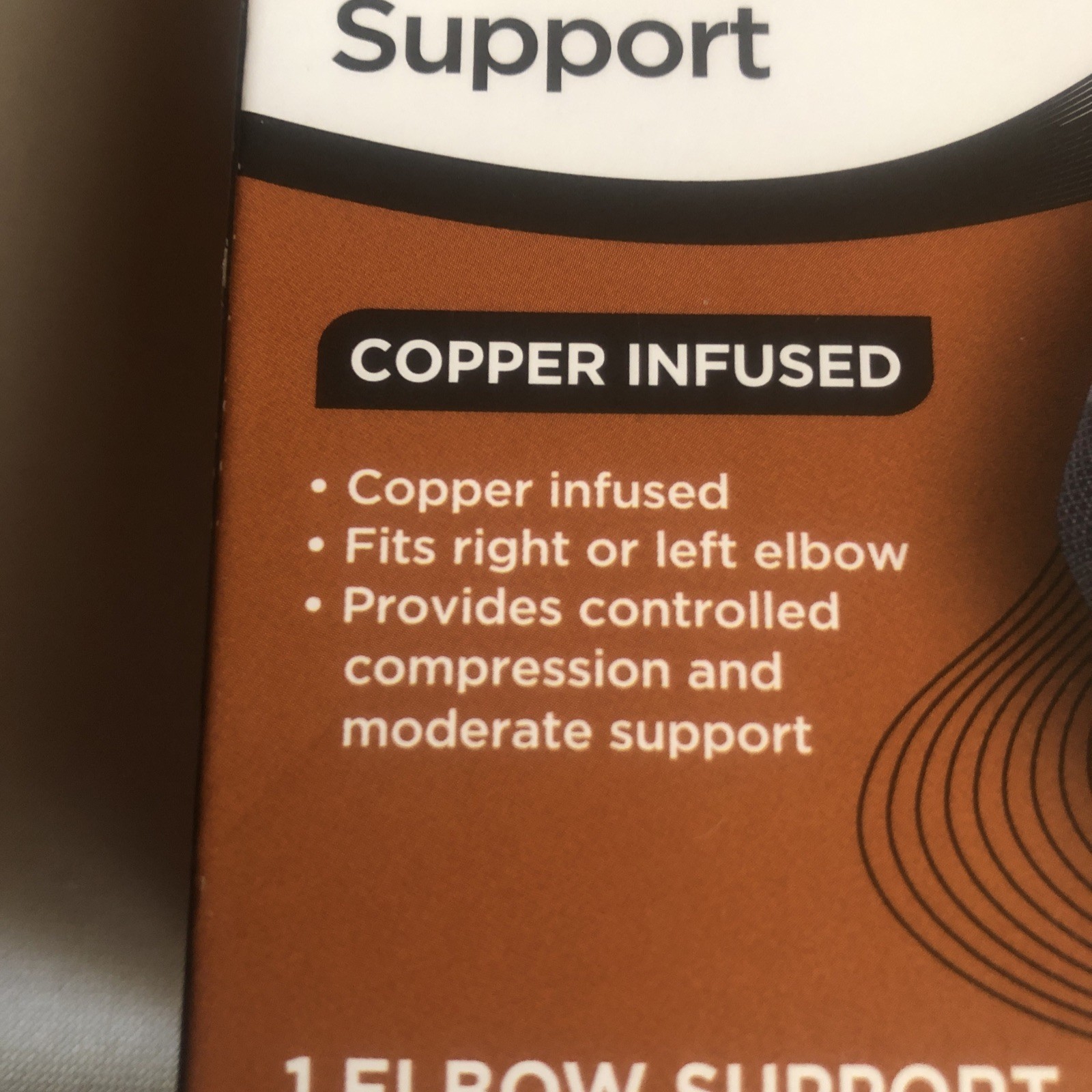 Equate Elbow Support Copper Infused Compression & Moderate Support