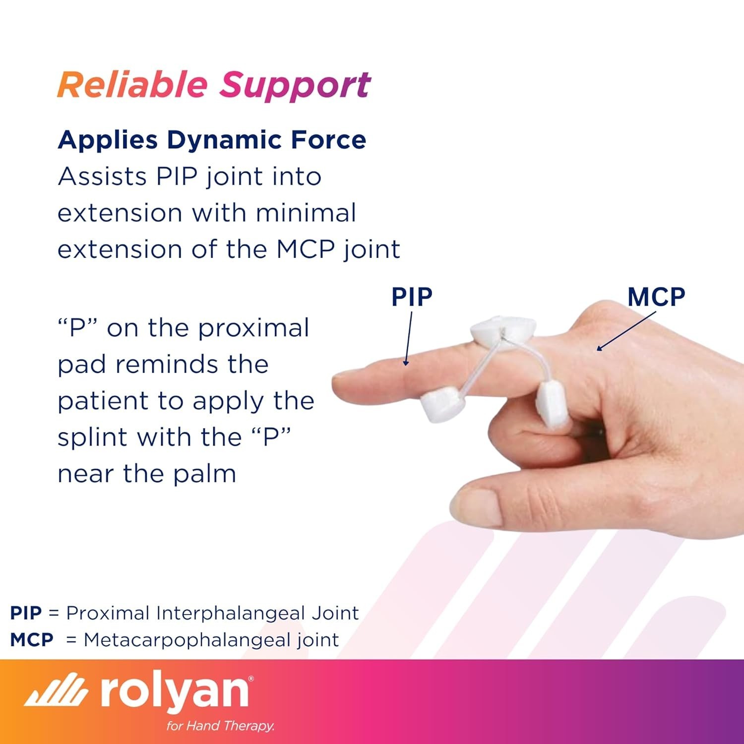 Sof-Stretch X-Large White Finger Splint – Adjustable & Latex-Free Support