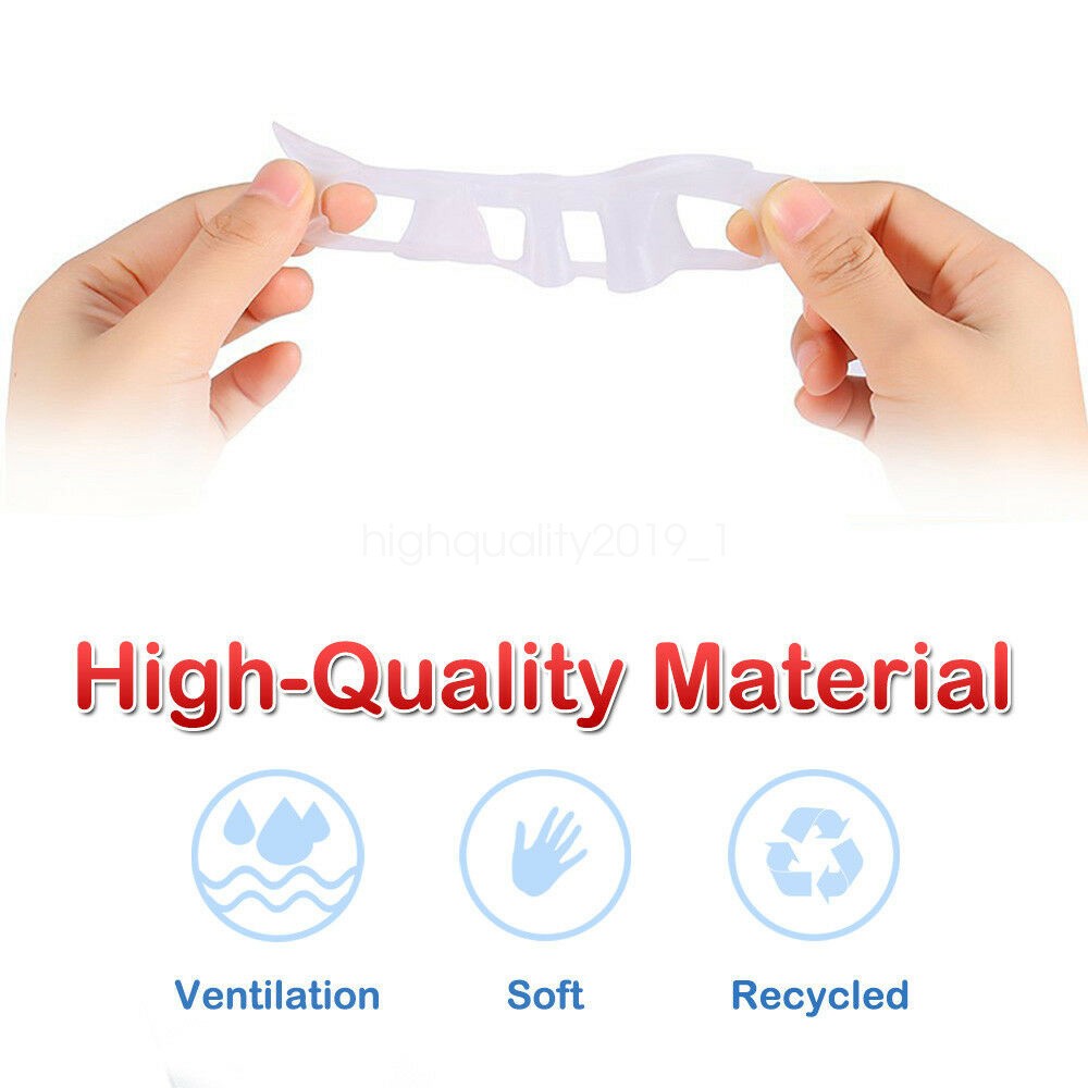 2x Straightener Separator Gel Toe Bunion Spreader Corrector Pain Relief Care
