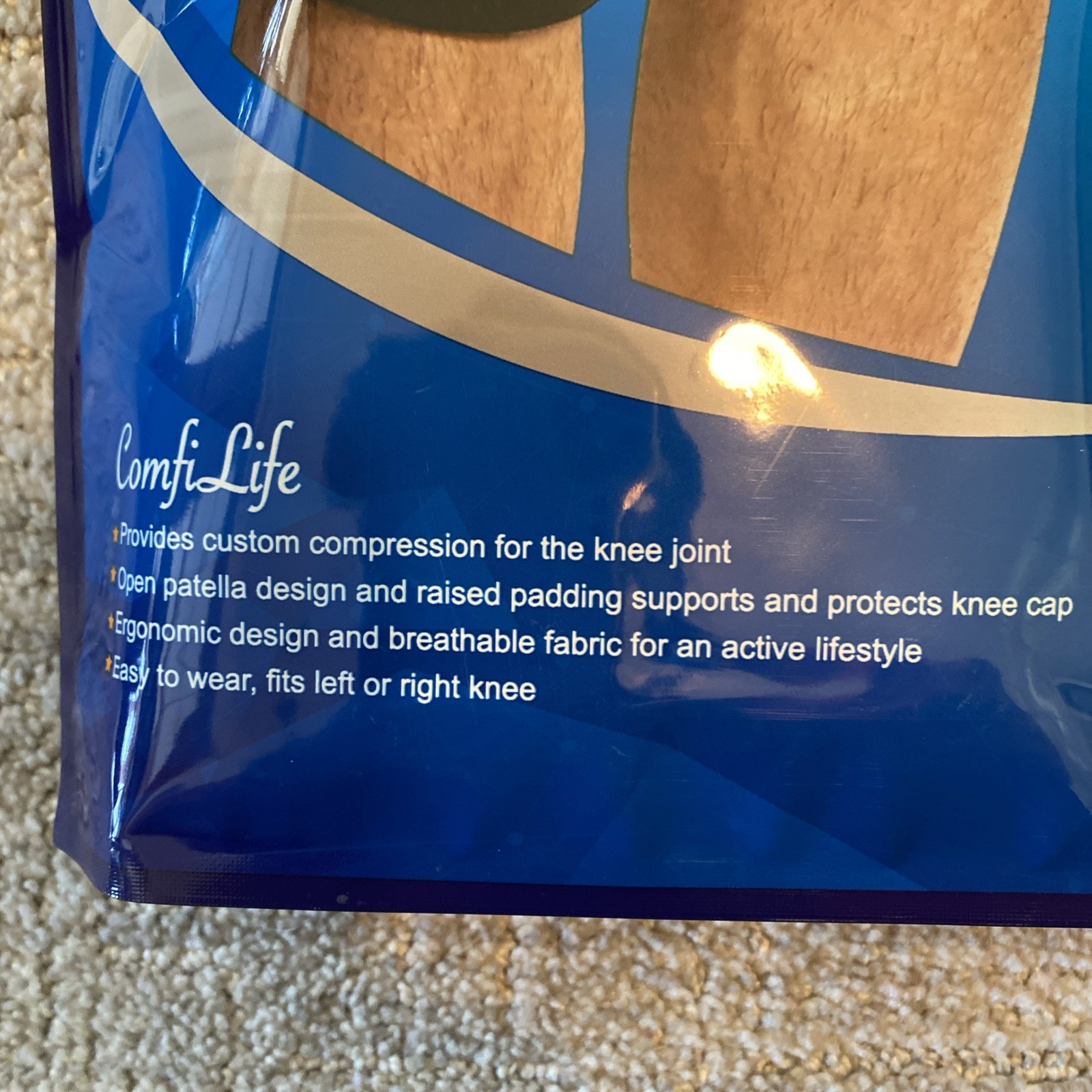 Comfy Life Adjustable Knee Brace Open Patella Support/BRAND NEW!!!!!!