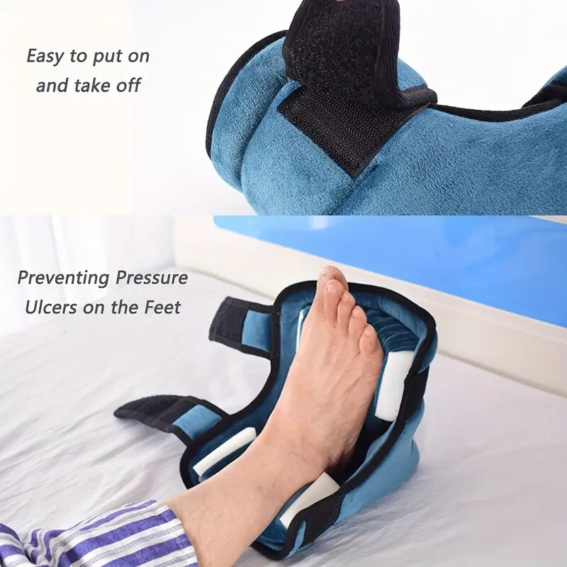 1/2Pcs Adjustable Heel Protector Cushions with Hook-and-loop Fastener Straps